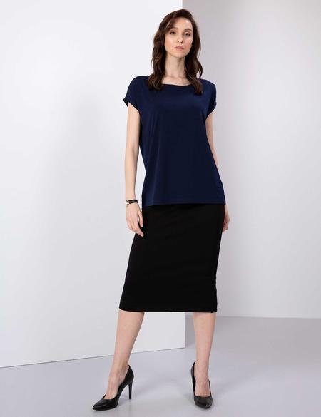 Lacivert Comfort Fit Bluz - 50197781062