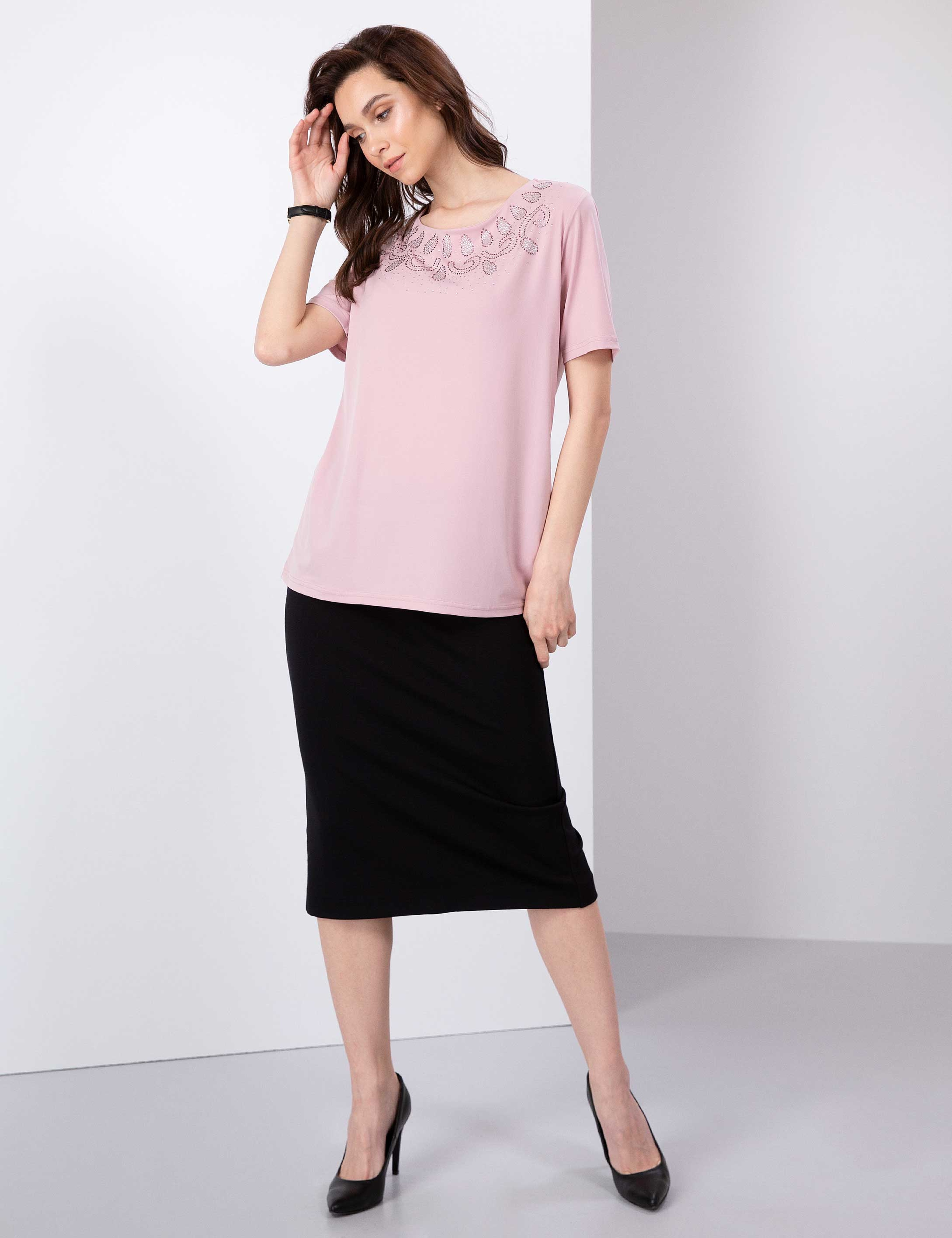 Pudra Comfort Fit Bluz - Image 5