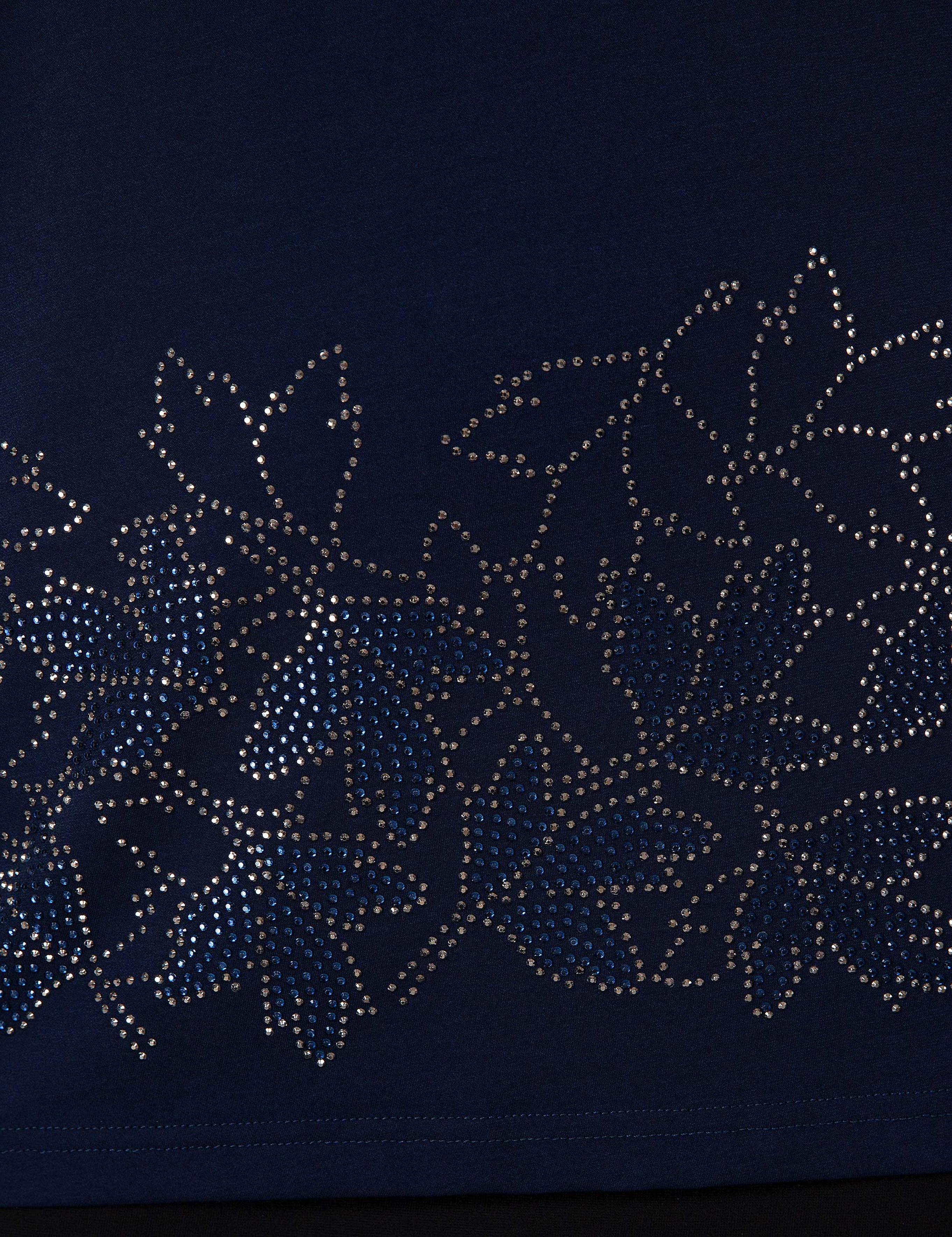 Lacivert Comfort Fit Bluz