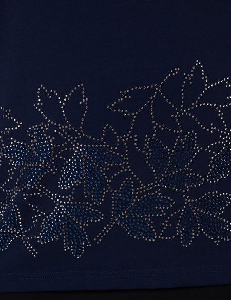 Lacivert Comfort Fit Bluz - 50197793053