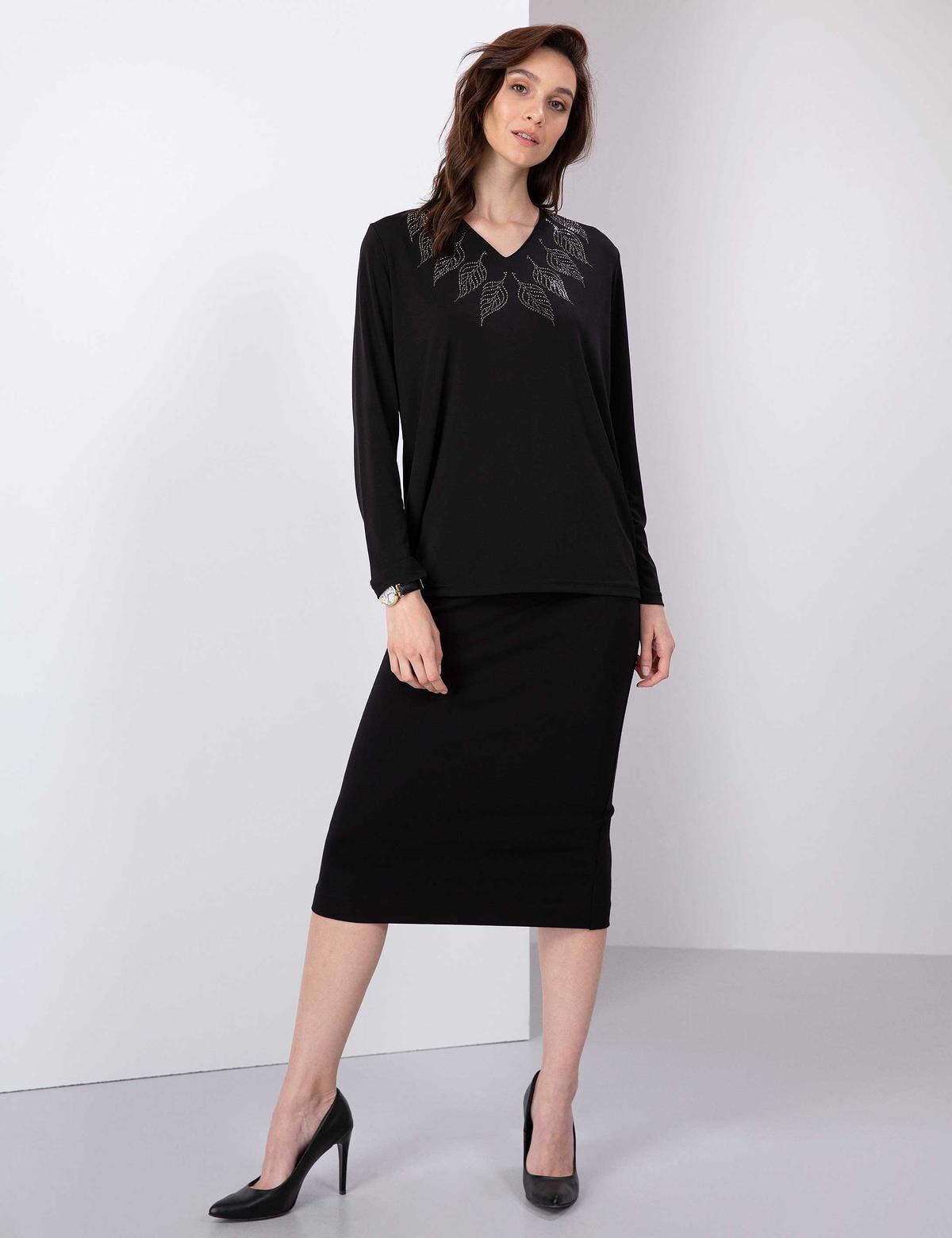 Siyah Bluz - 50197800052