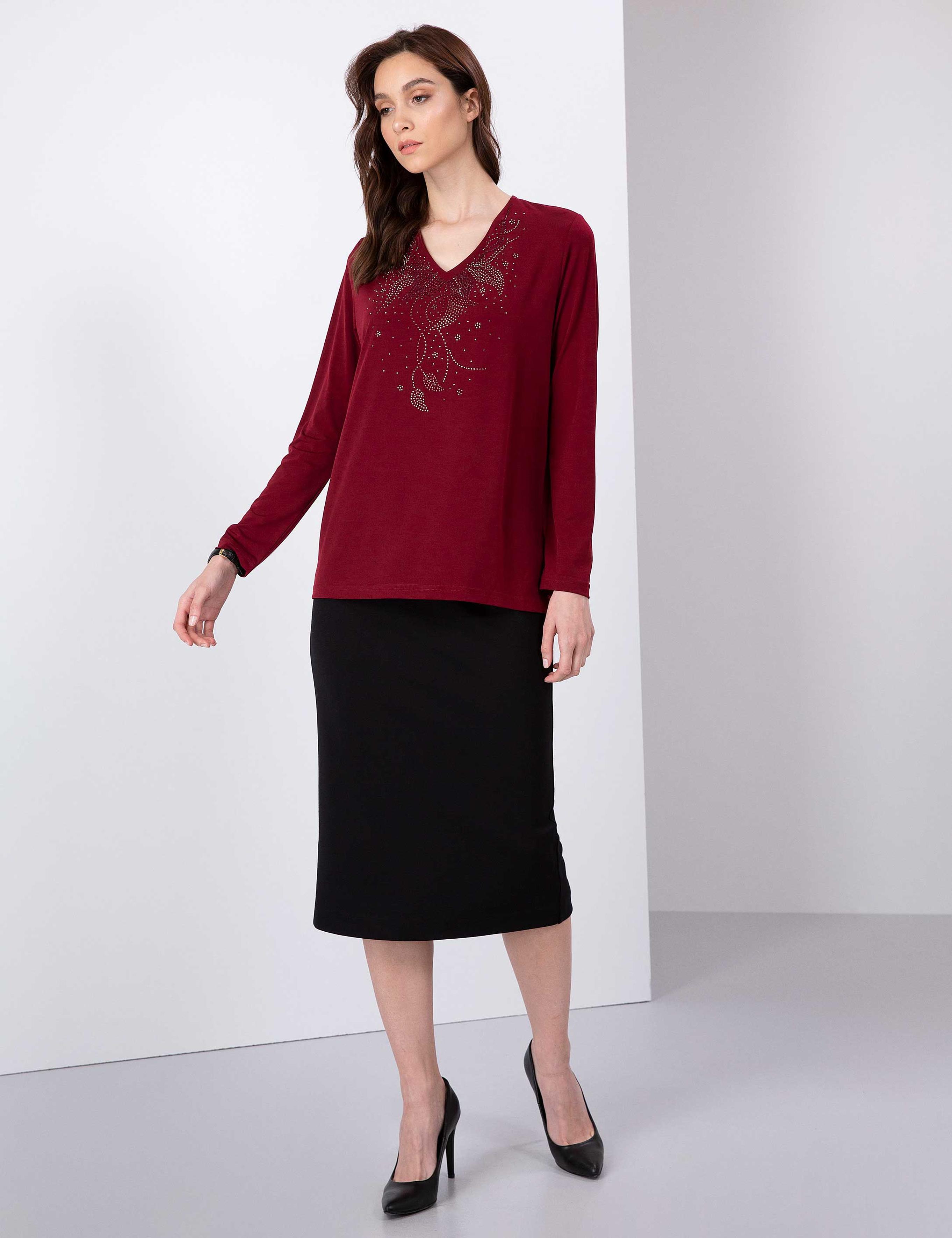 Bordo Comfort Fit Bluz