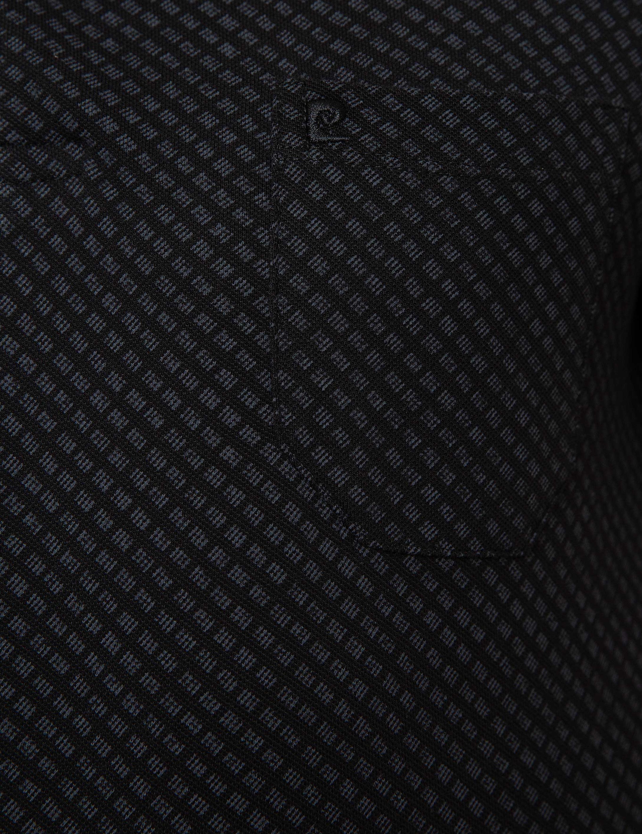 Siyah Regular Fit Polo Yaka T-Shirt