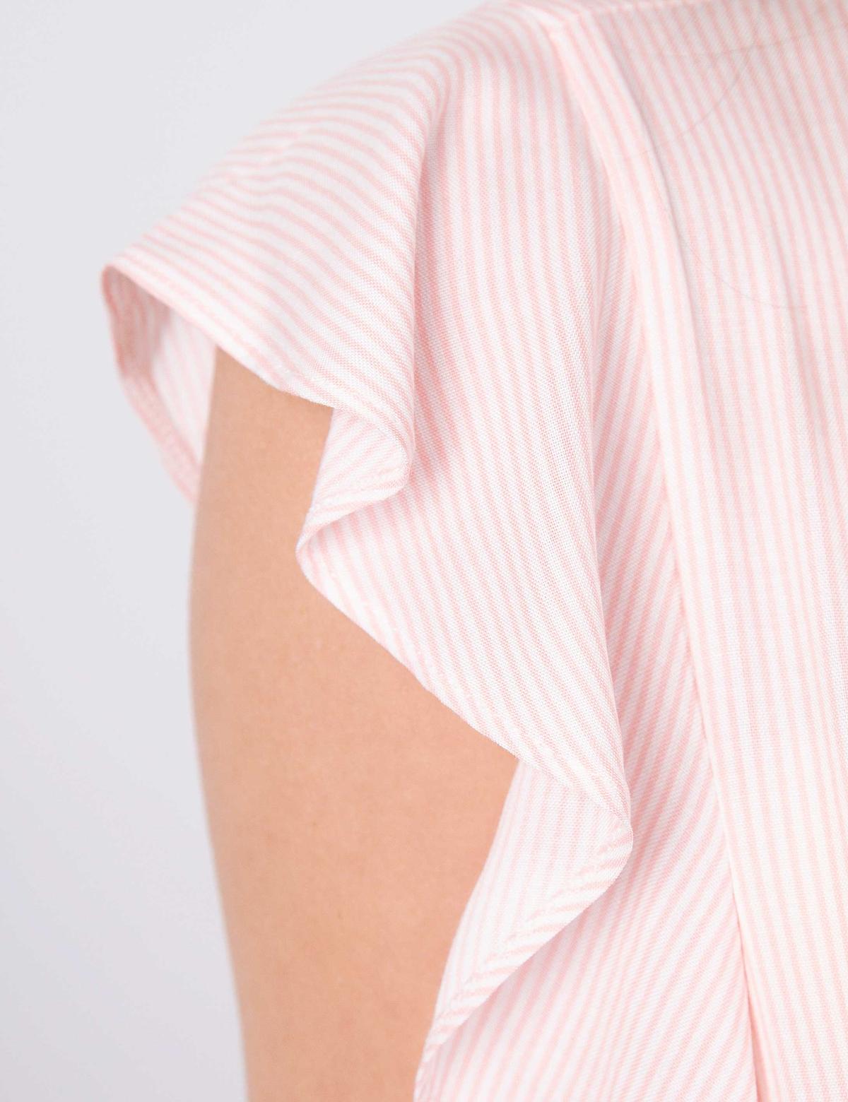 Pembe Regular Fit Bluz - 50202568017