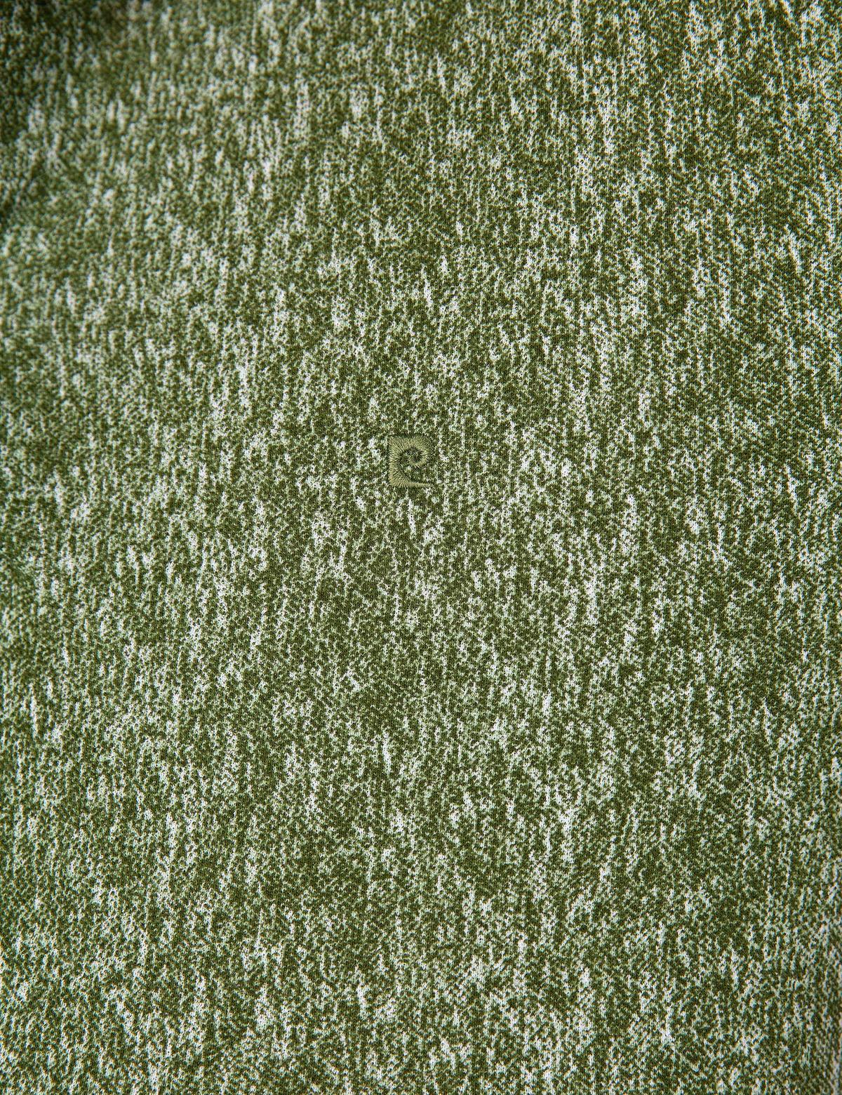 Yeşil Slim Fit Polo Yaka T-Shirt - 50202609052