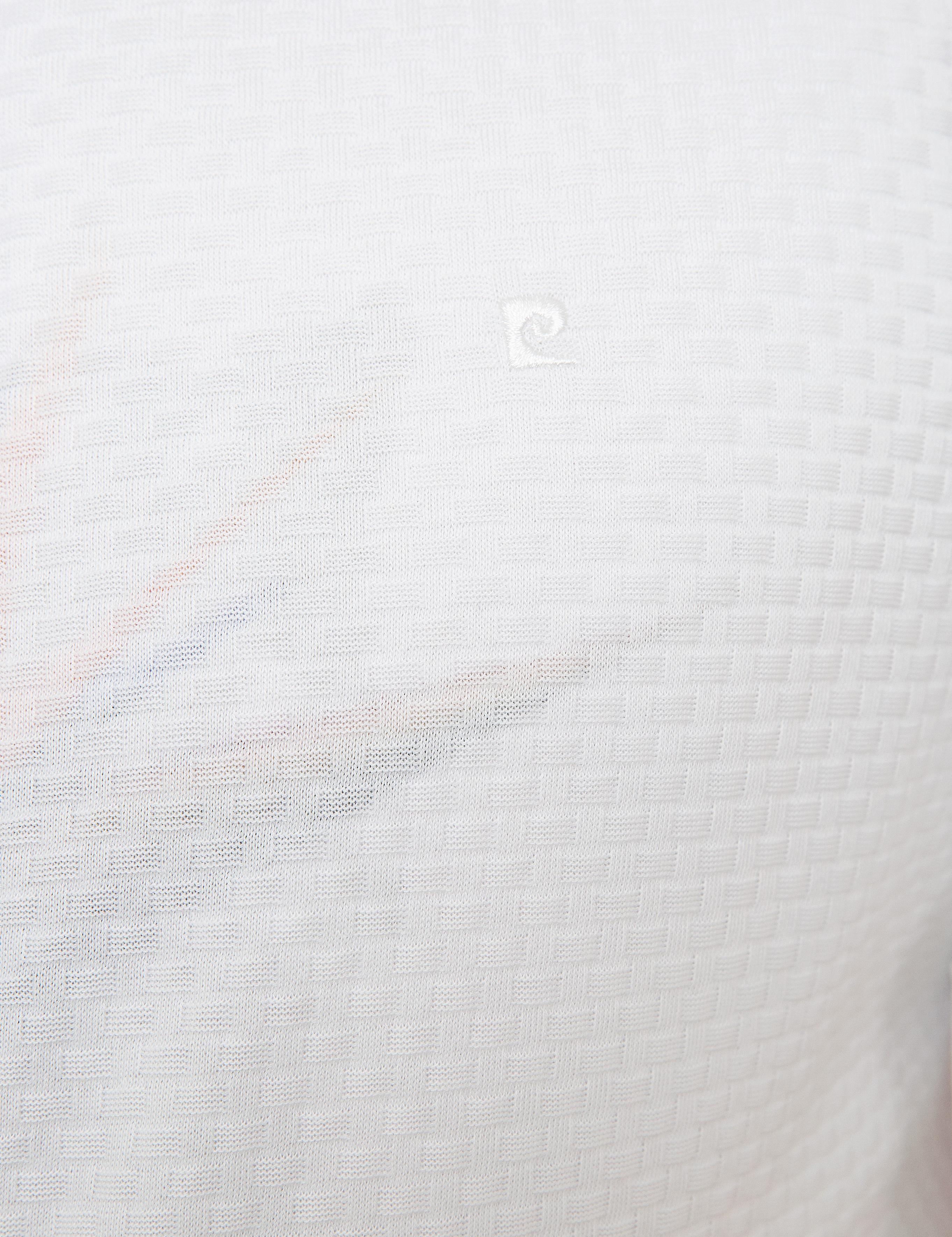 Beyaz Slim Fit Polo Yaka T-Shirt