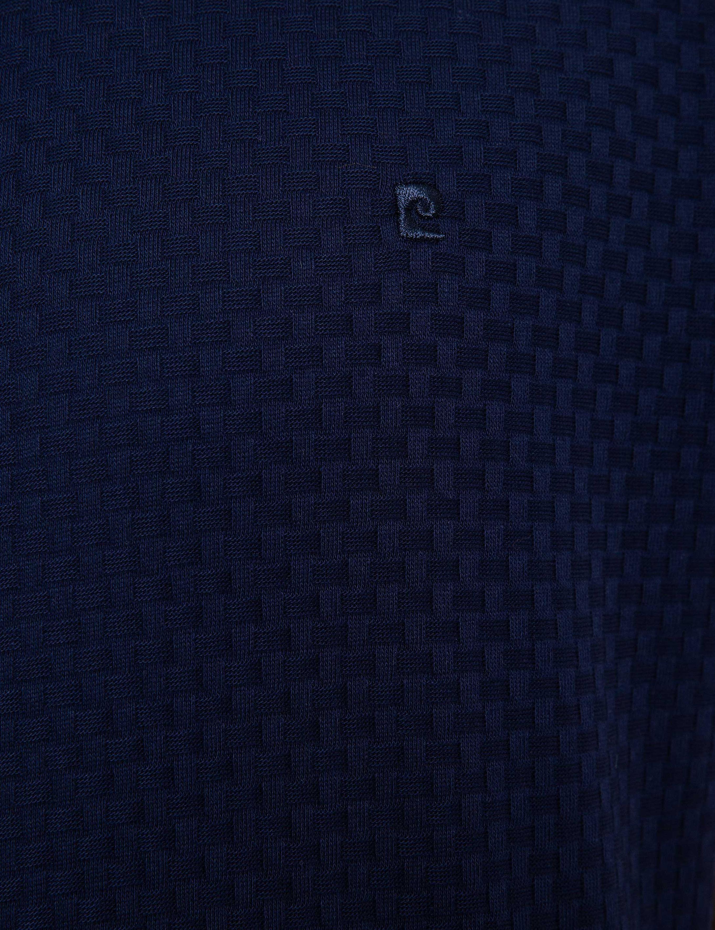 Lacivert Slim Fit Polo Yaka T-Shirt