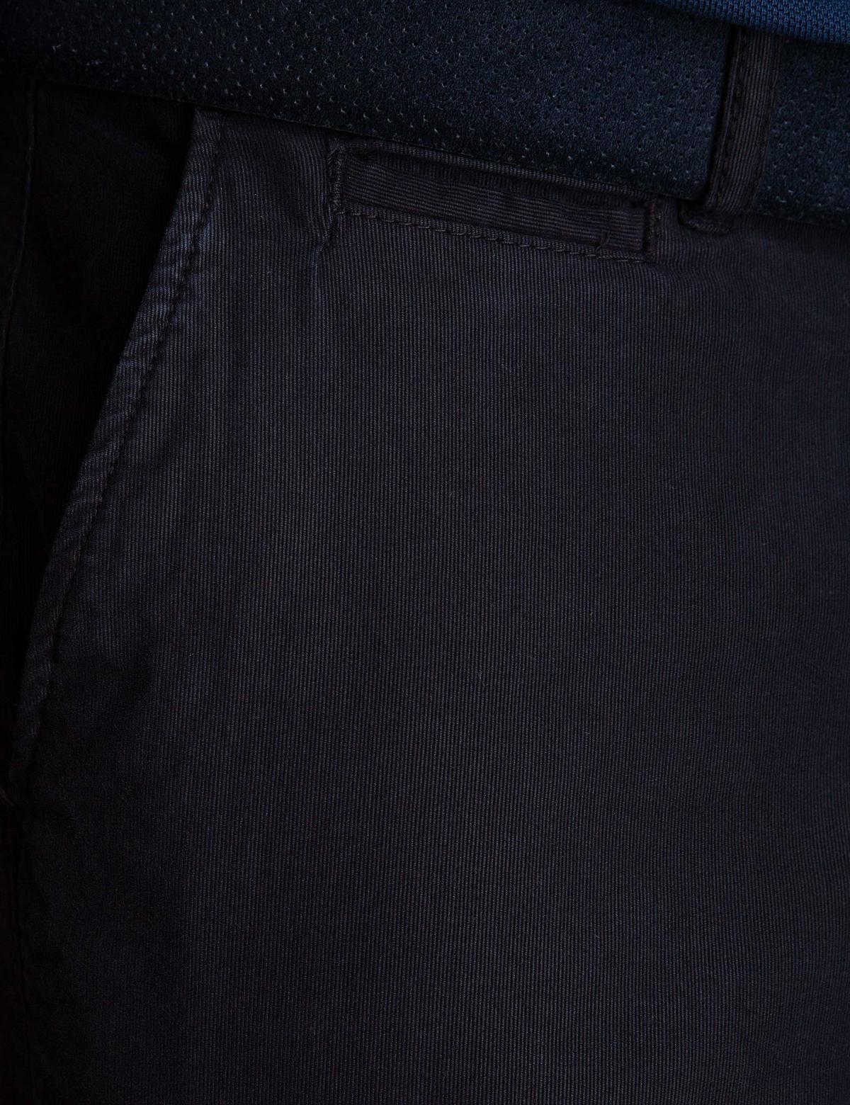 Lacivert Regular Fit Kanvas Pantolon - 50202670007