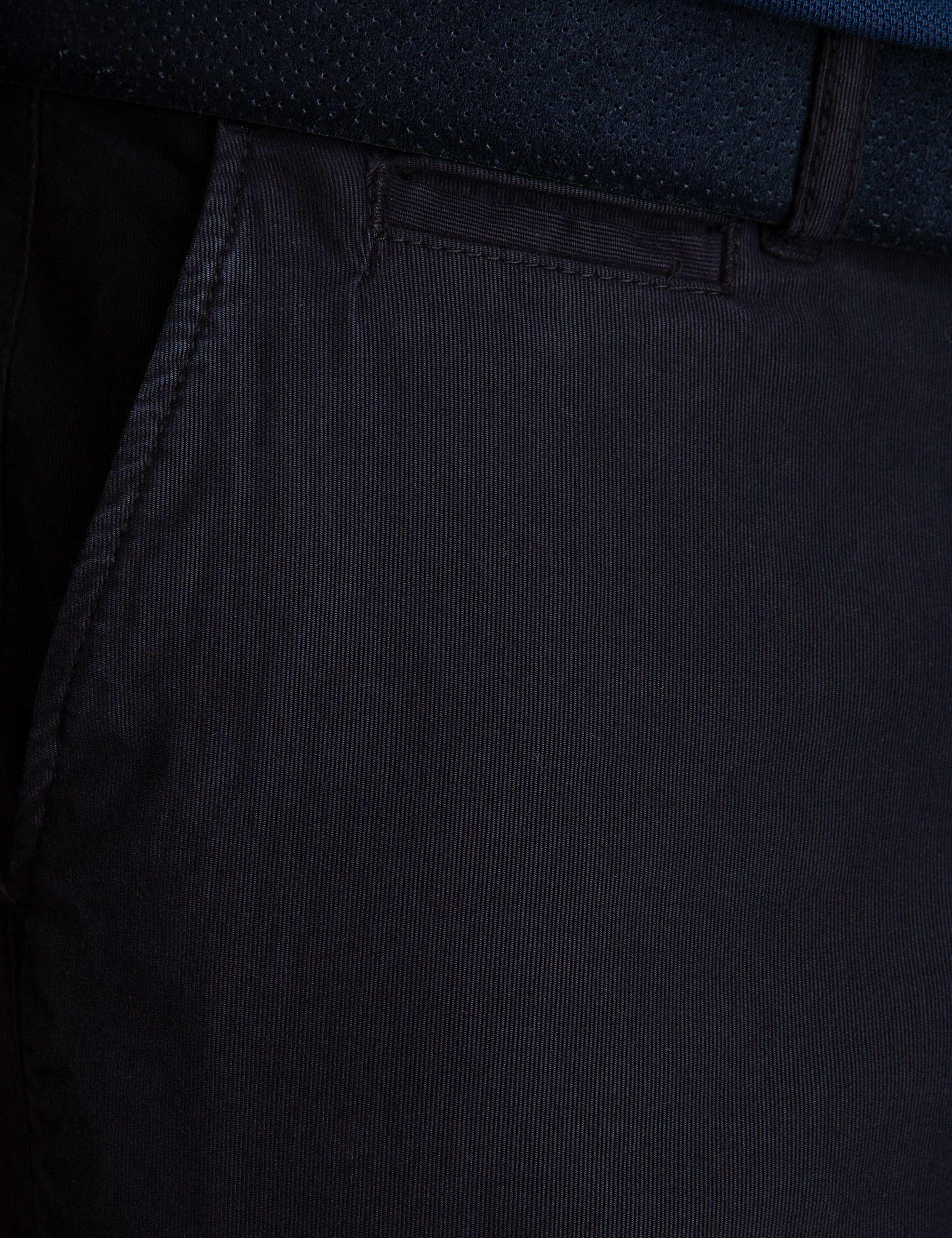 Lacivert Regular Fit Kanvas Pantolon