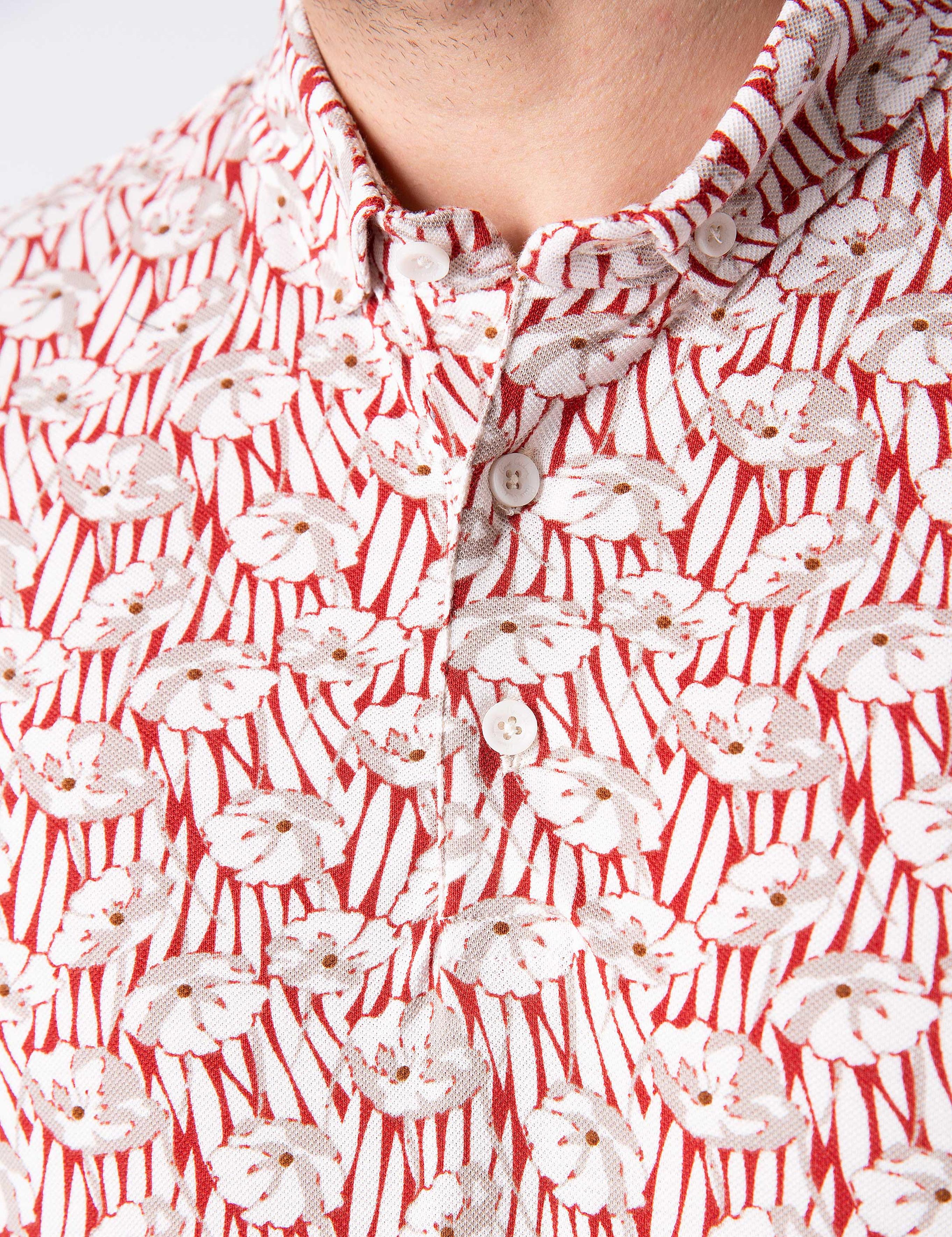 Kiremit Slim Fit Polo Yaka Tişört