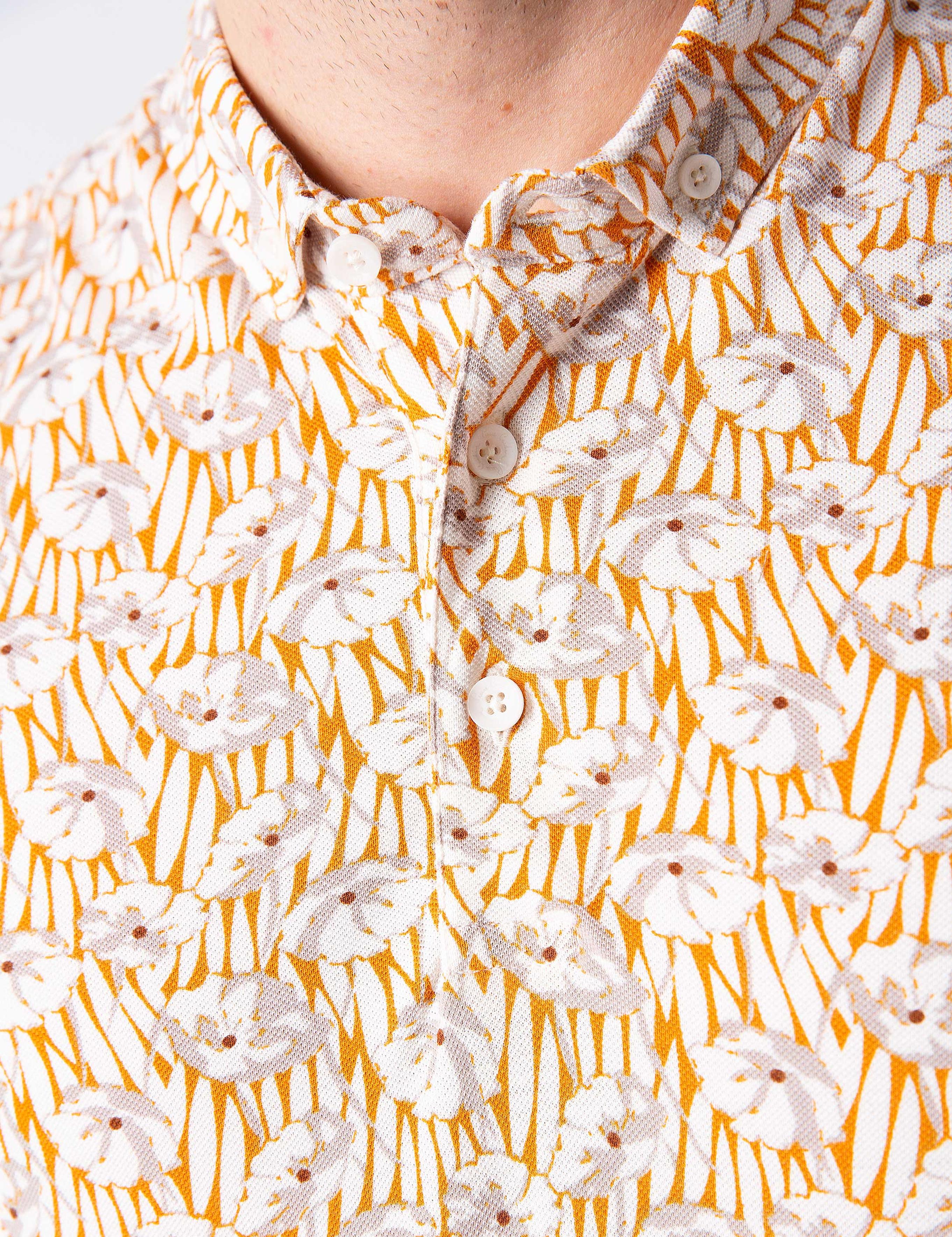 Safran Slim Fit Polo Yaka Tişört