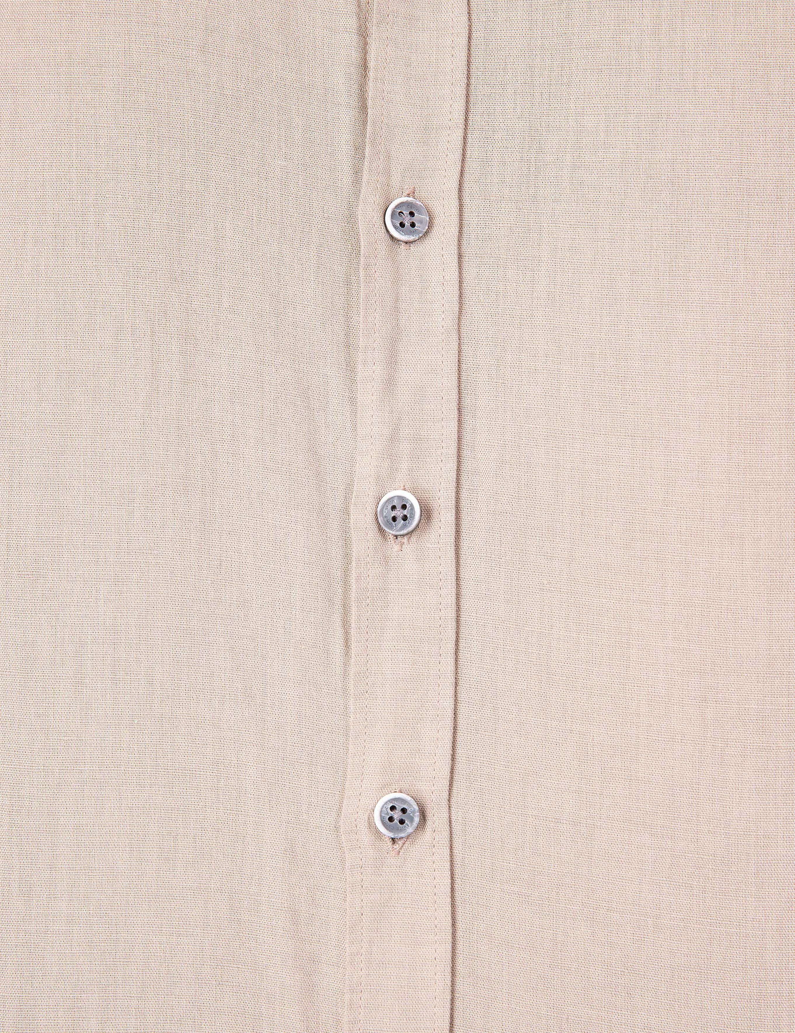 Taş Slim Fit Keten Karışımlı Gömlek