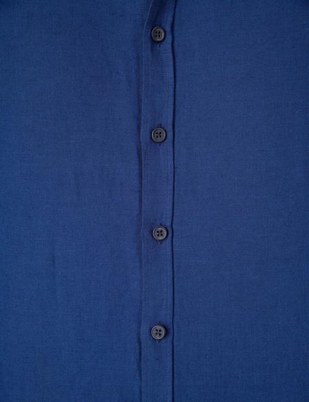 Lacivert Slim Fit Uzun Kollu Gömlek - 50202802078