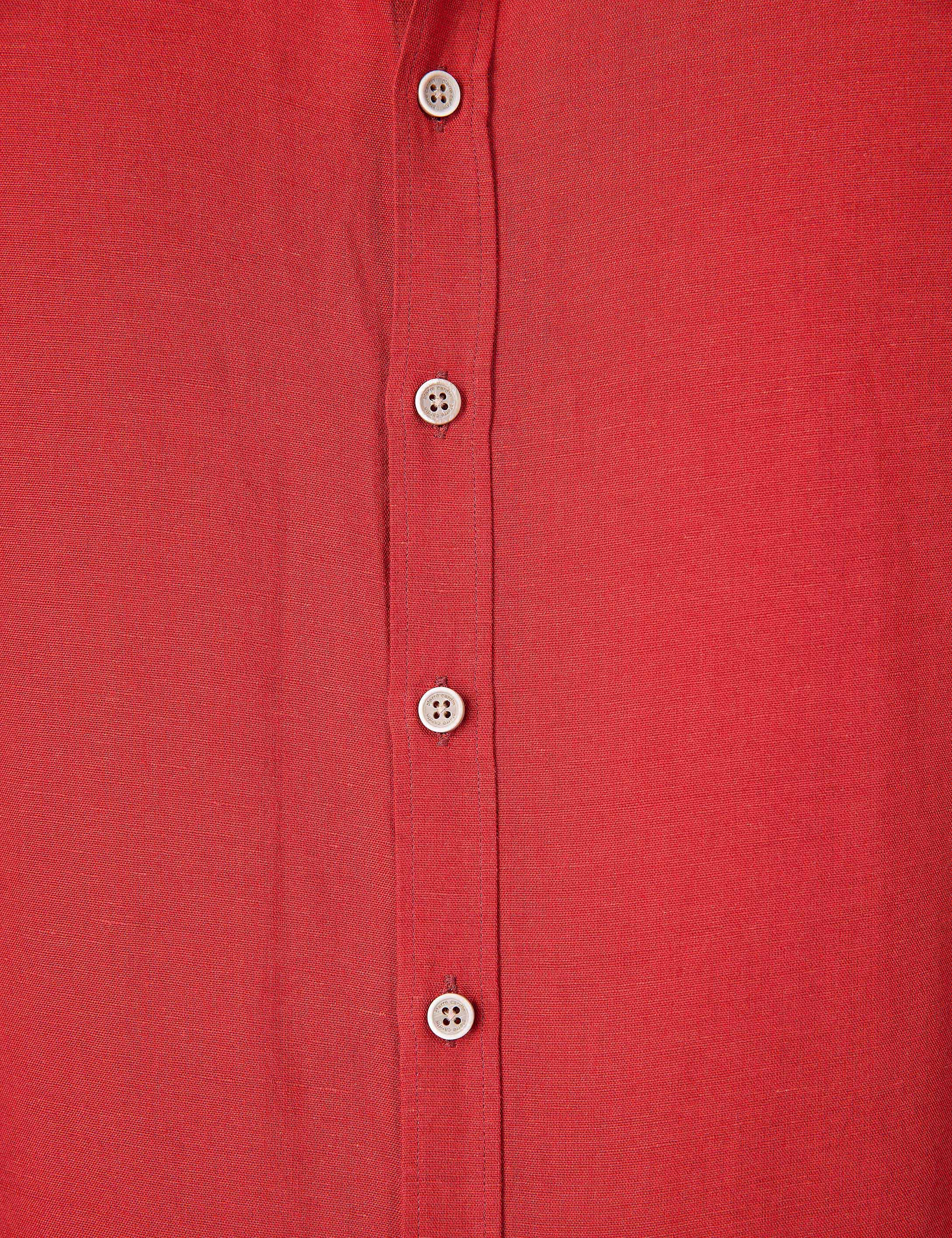 Kiremit Slim Fit Uzun Kollu Gömlek - Image 5