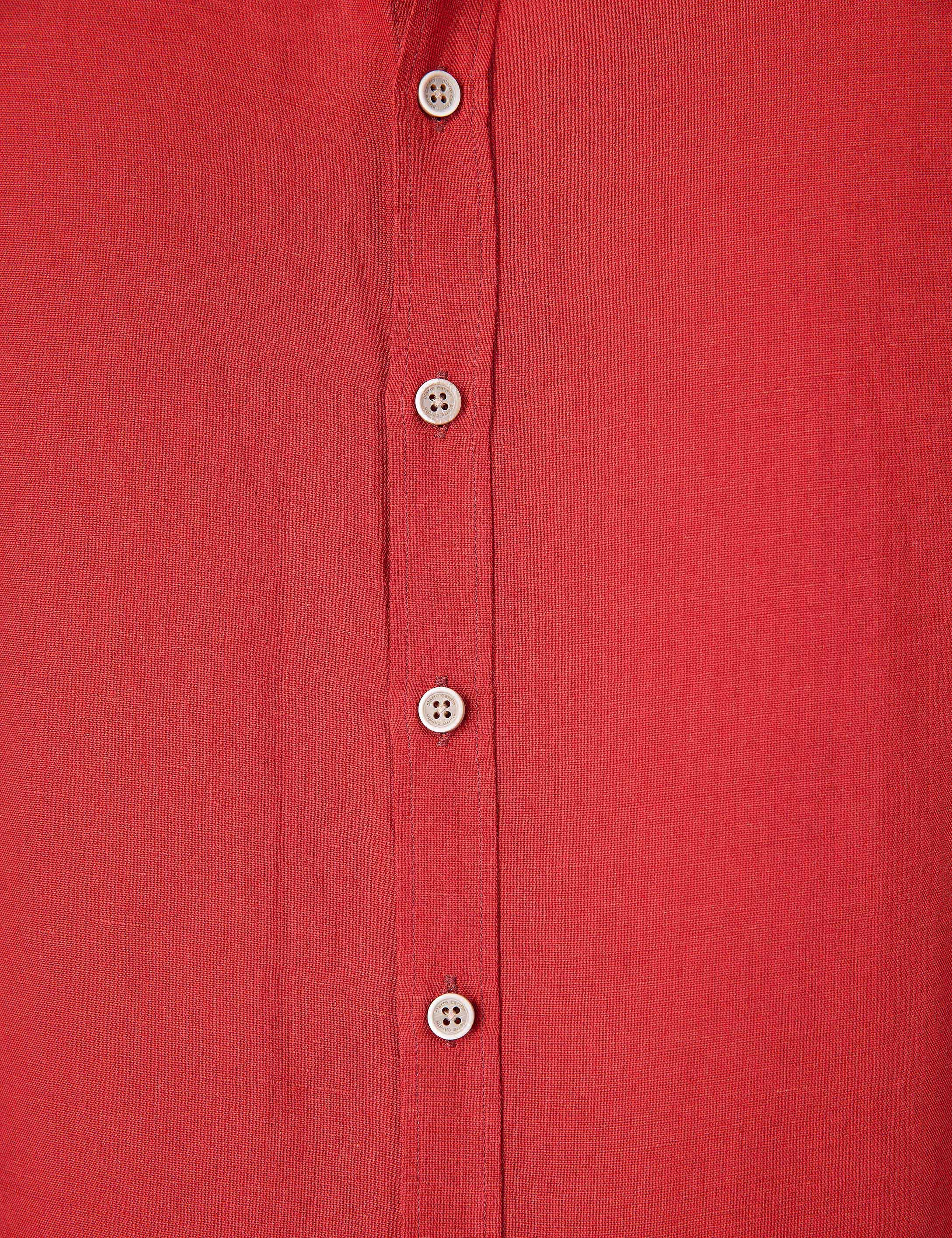 Kiremit Slim Fit Uzun Kollu Gömlek