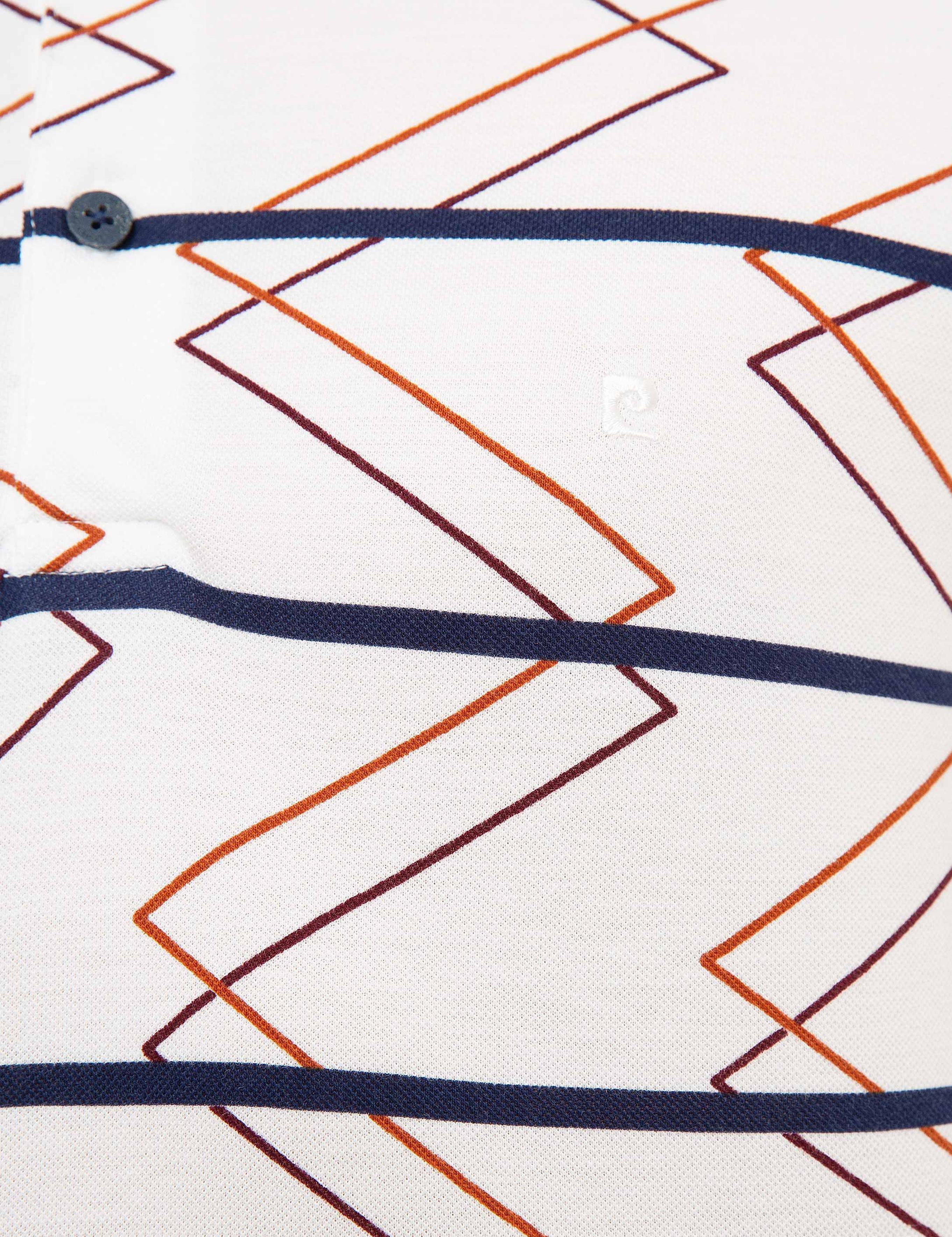 Beyaz Slim Fit Polo Yaka T-Shirt