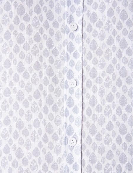 Açık Gri Slim Fit Gömlek - 50202833007