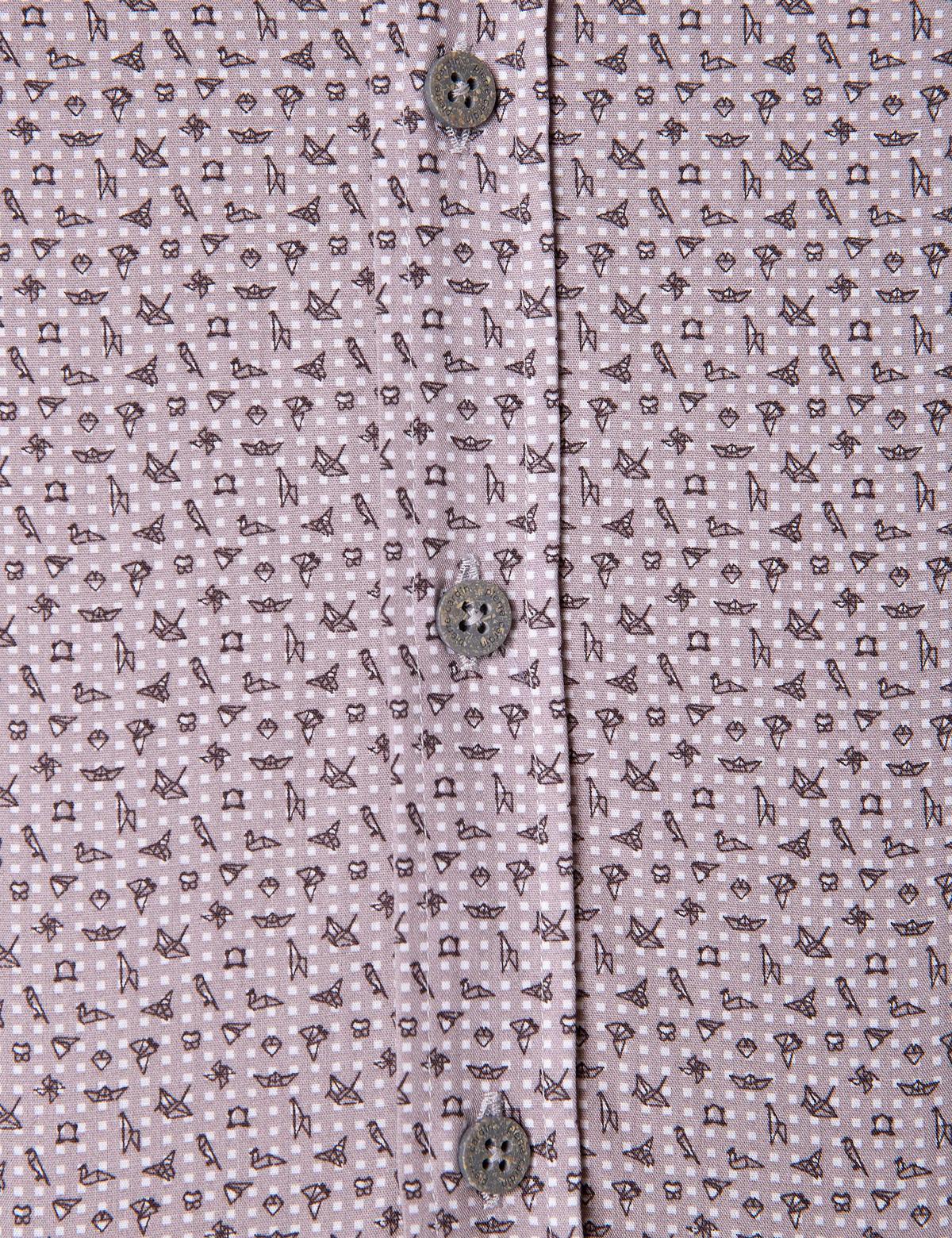 Açık Gri Slim Fit Uzun Kollu Gömlek - 50202835002