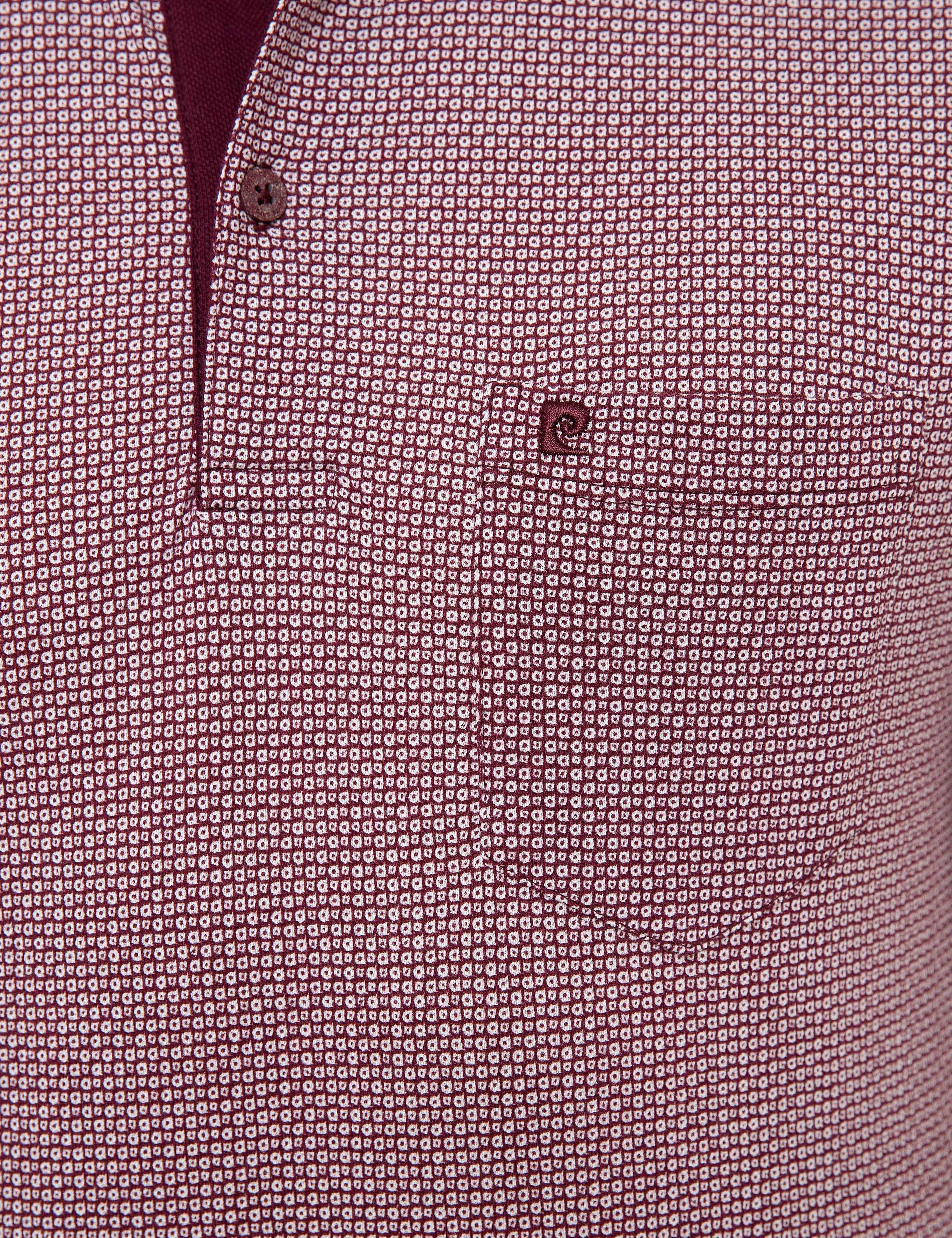 Bordo Regular Fit Polo Yaka T-Shirt