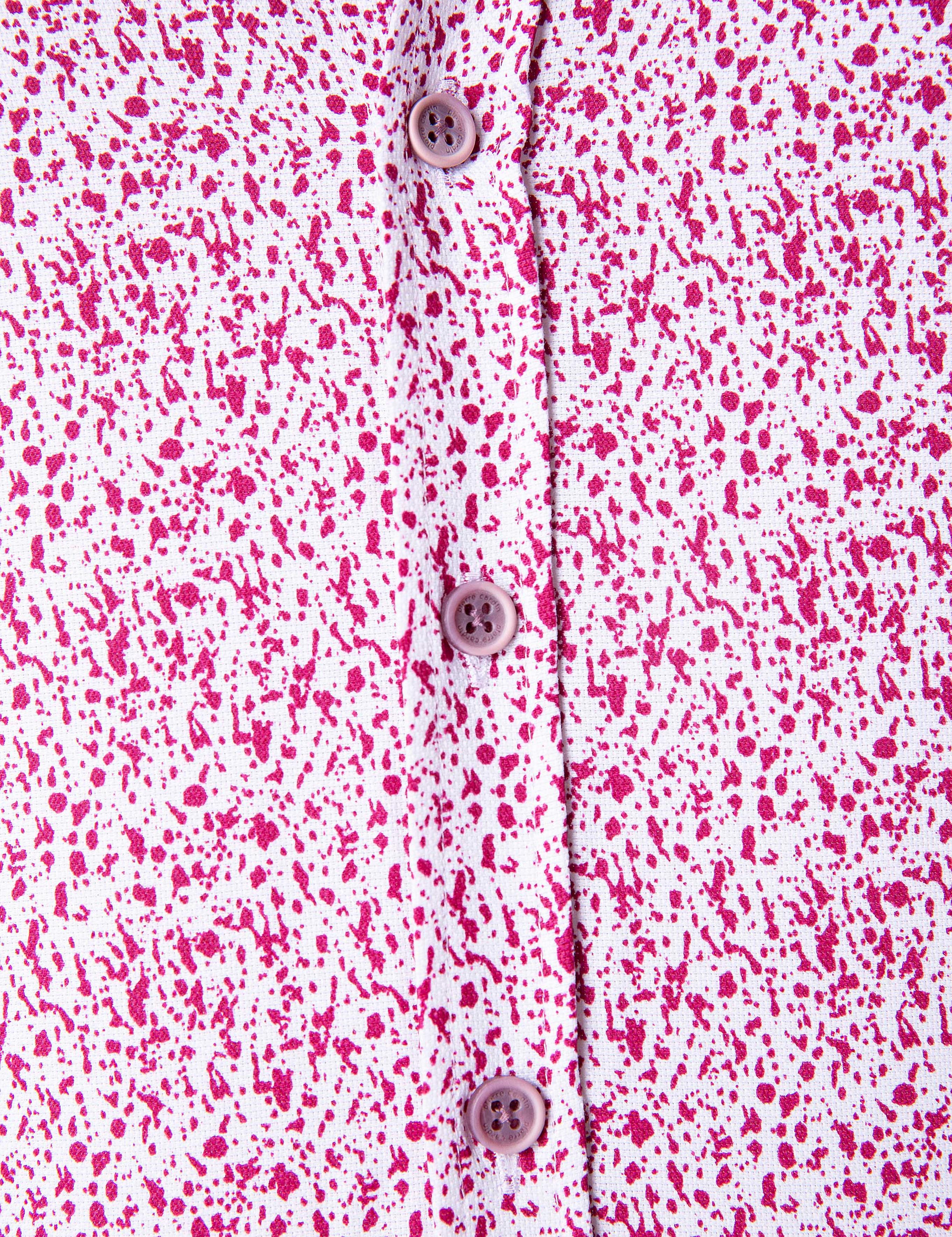 Bordo Slim Fit Uzun Kollu Gömlek