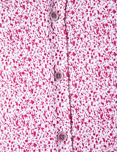 Bordo Slim Fit Uzun Kollu Gömlek - 50202847012