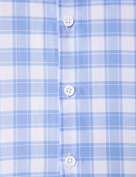 Açık Mavi Regular Fit Kısa Kollu Gömlek - 50203418007