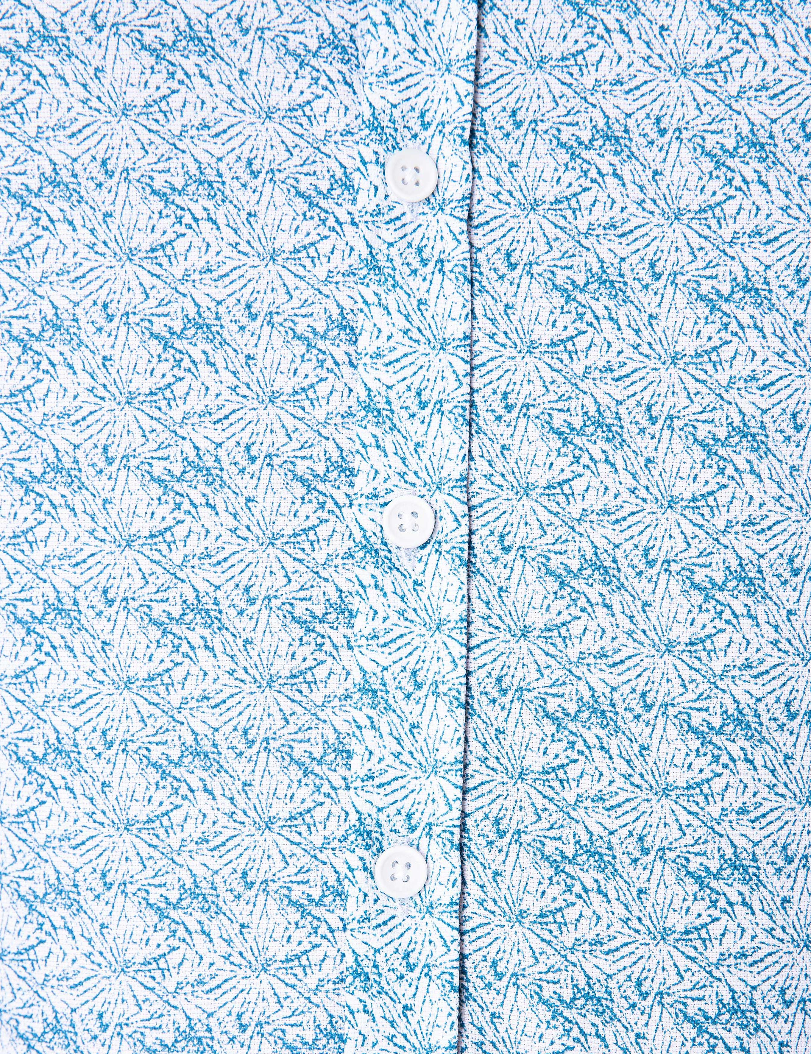 Petrol Slim Fit Uzun Kollu Gömlek