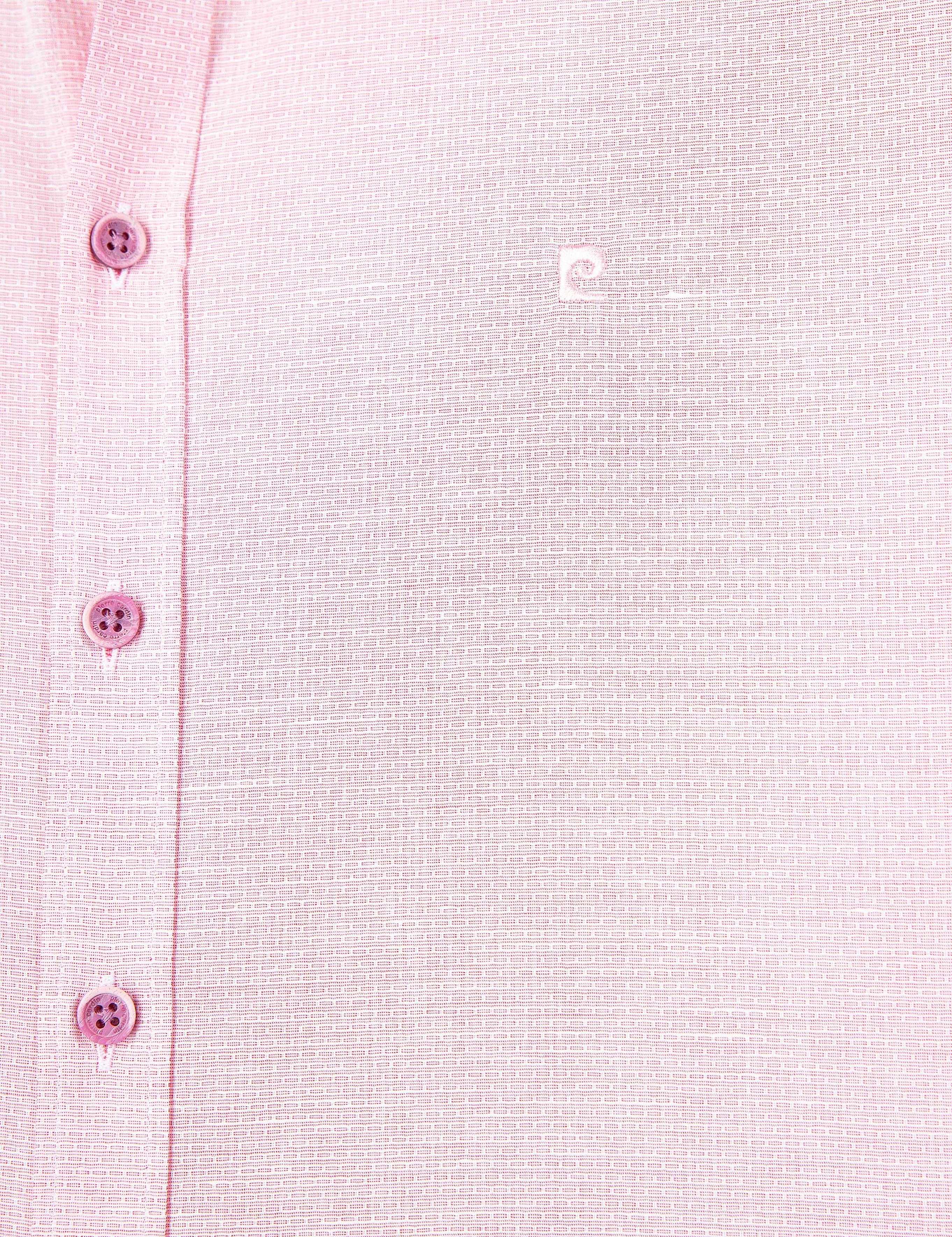 Kırmızı Slim Fit Uzun Kollu Gömlek