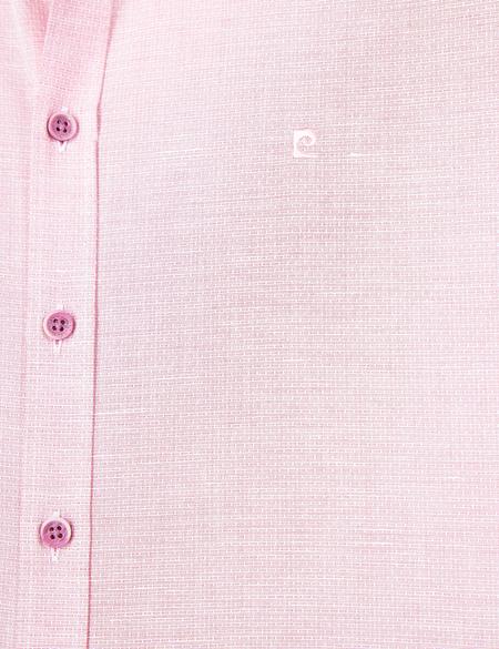 Kırmızı Slim Fit Uzun Kollu Gömlek - 50203447016