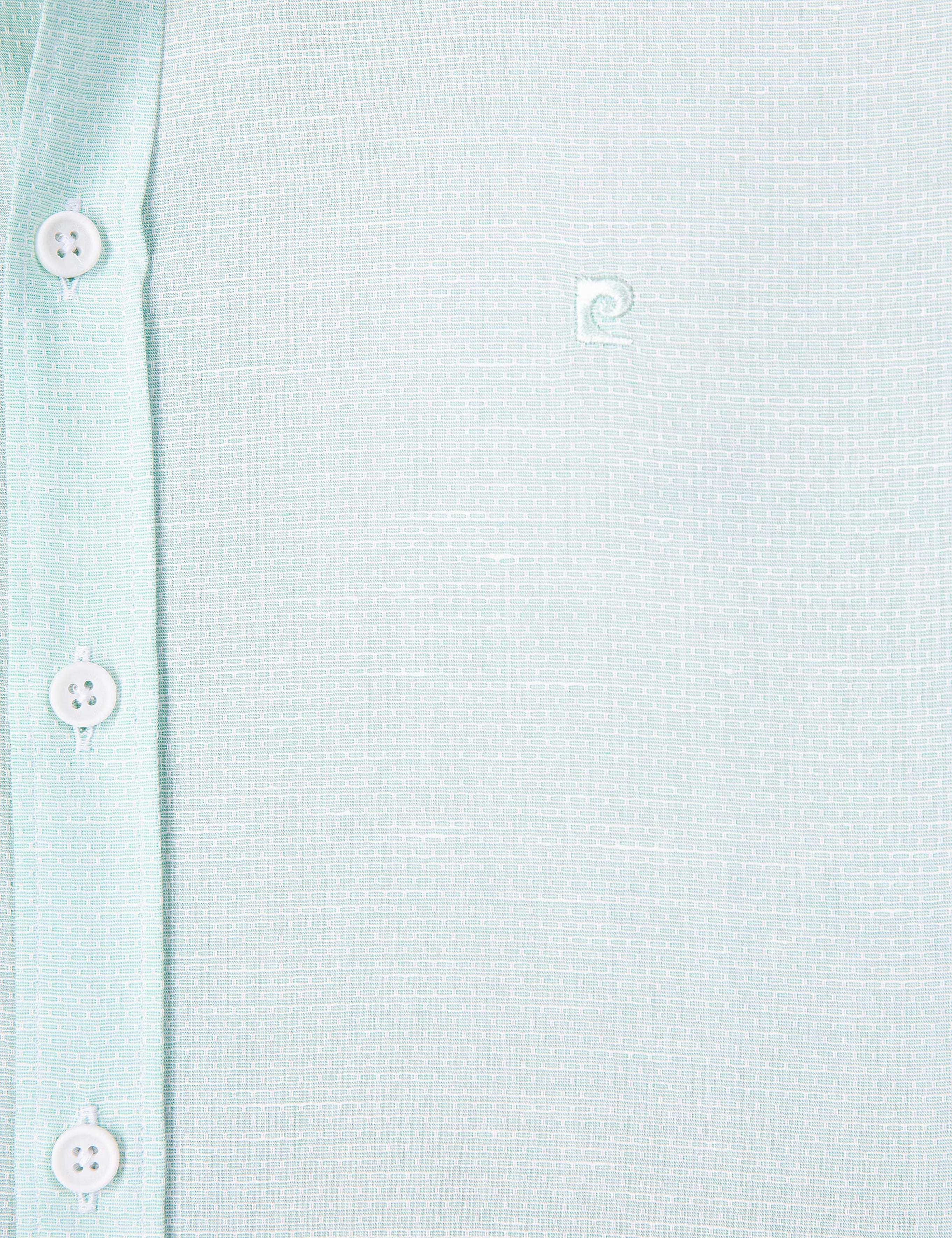 Yeşil Slim Fit Uzun Kollu Gömlek