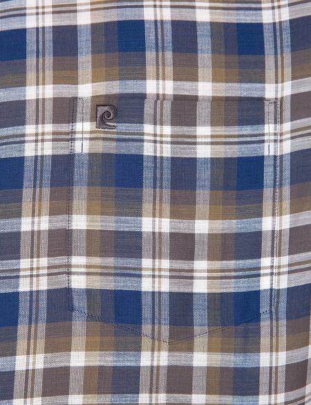 Kahverengi Regular Fit Kısa Kollu Gömlek - 50203457007