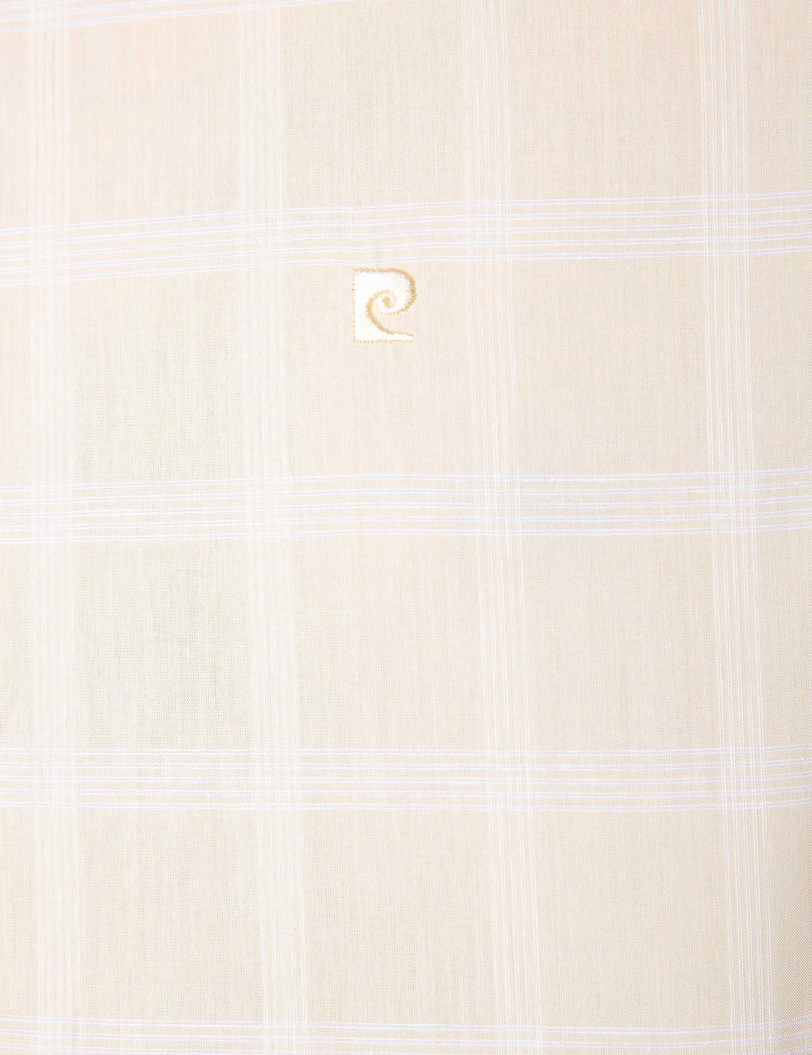 Sarı Slim Fit Uzun Kollu Gömlek