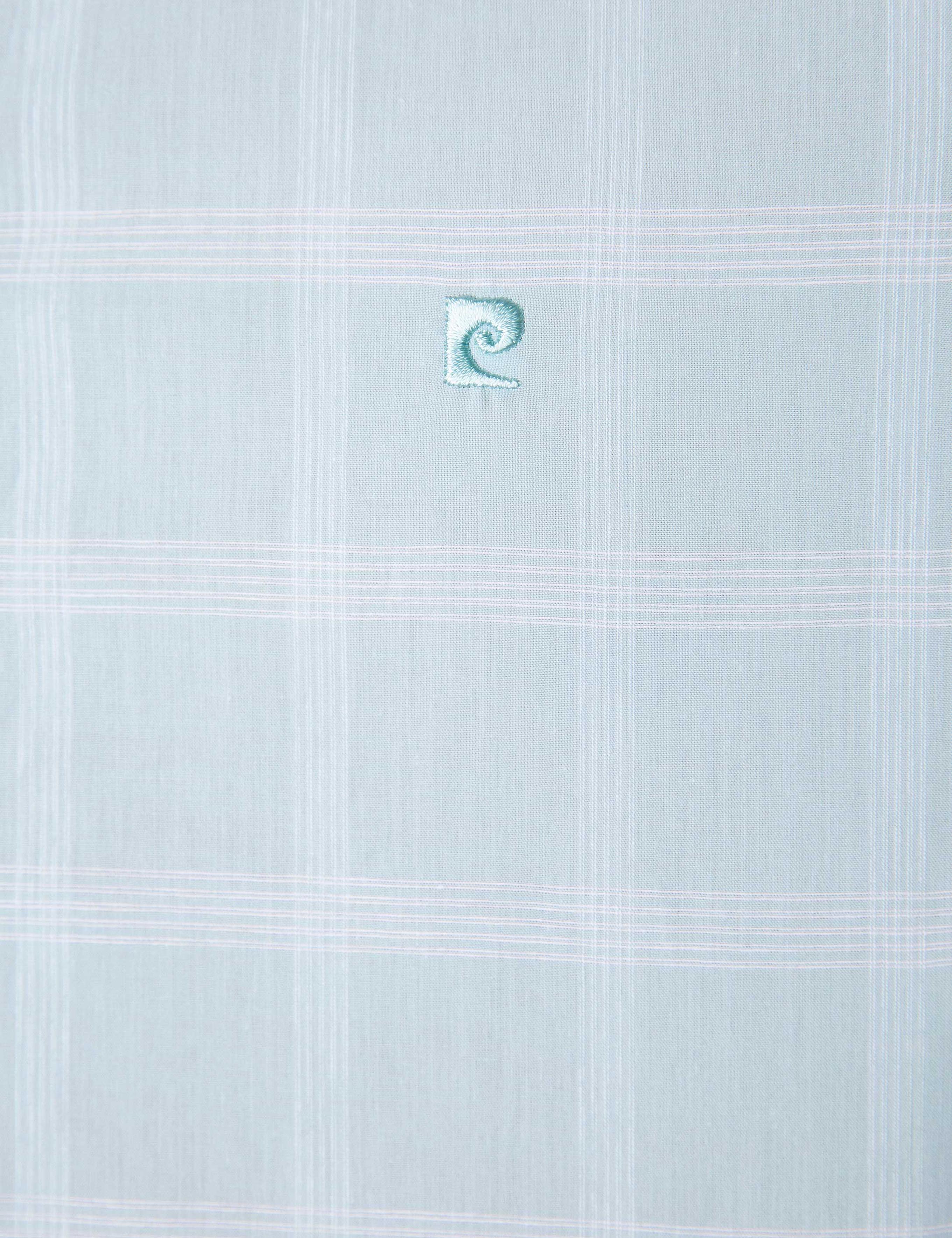 Su Yeşili Slim Fit Uzun Kollu Gömlek