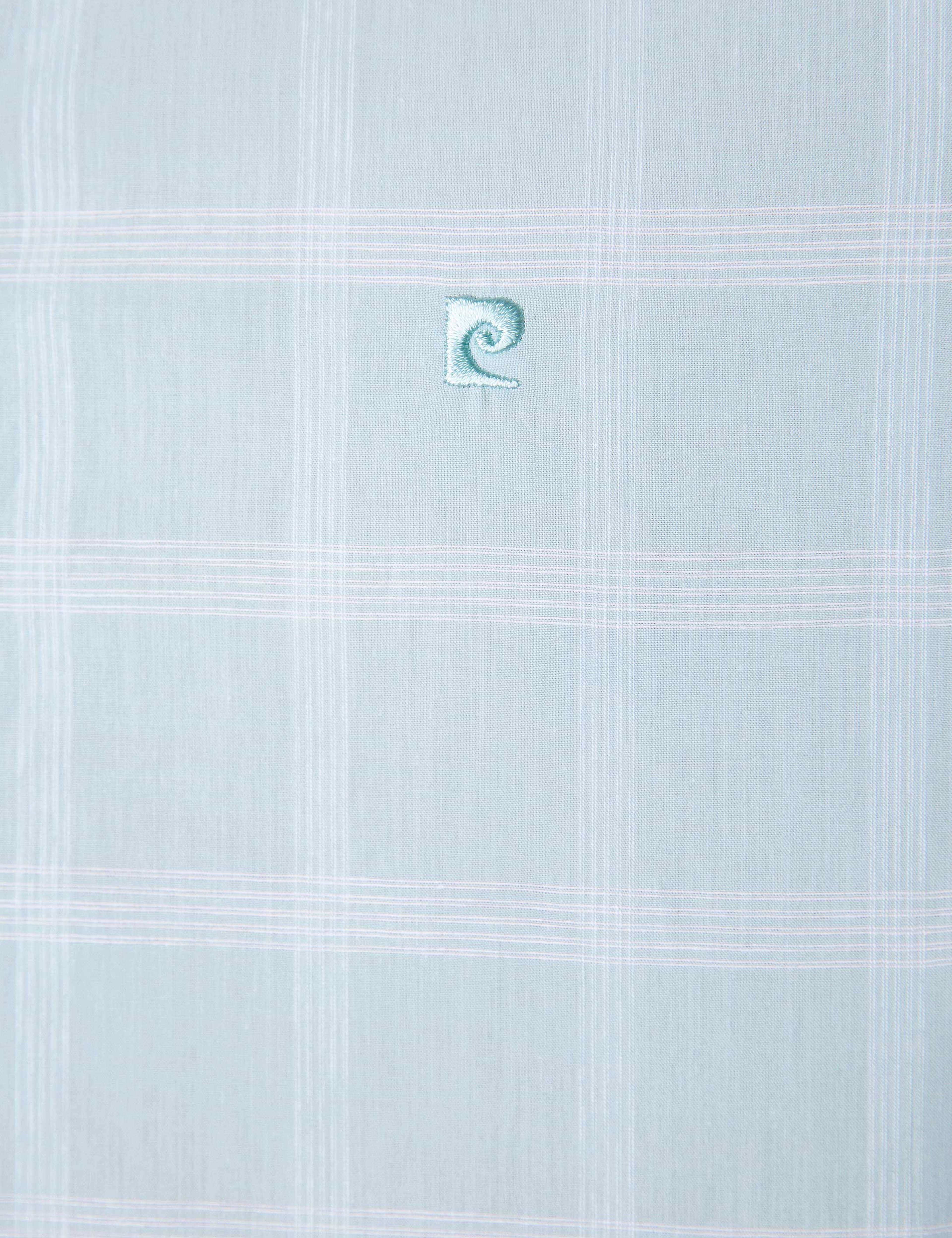 Mint Yeşil Slim Fit Kısa Kollu Gömlek - Image 5