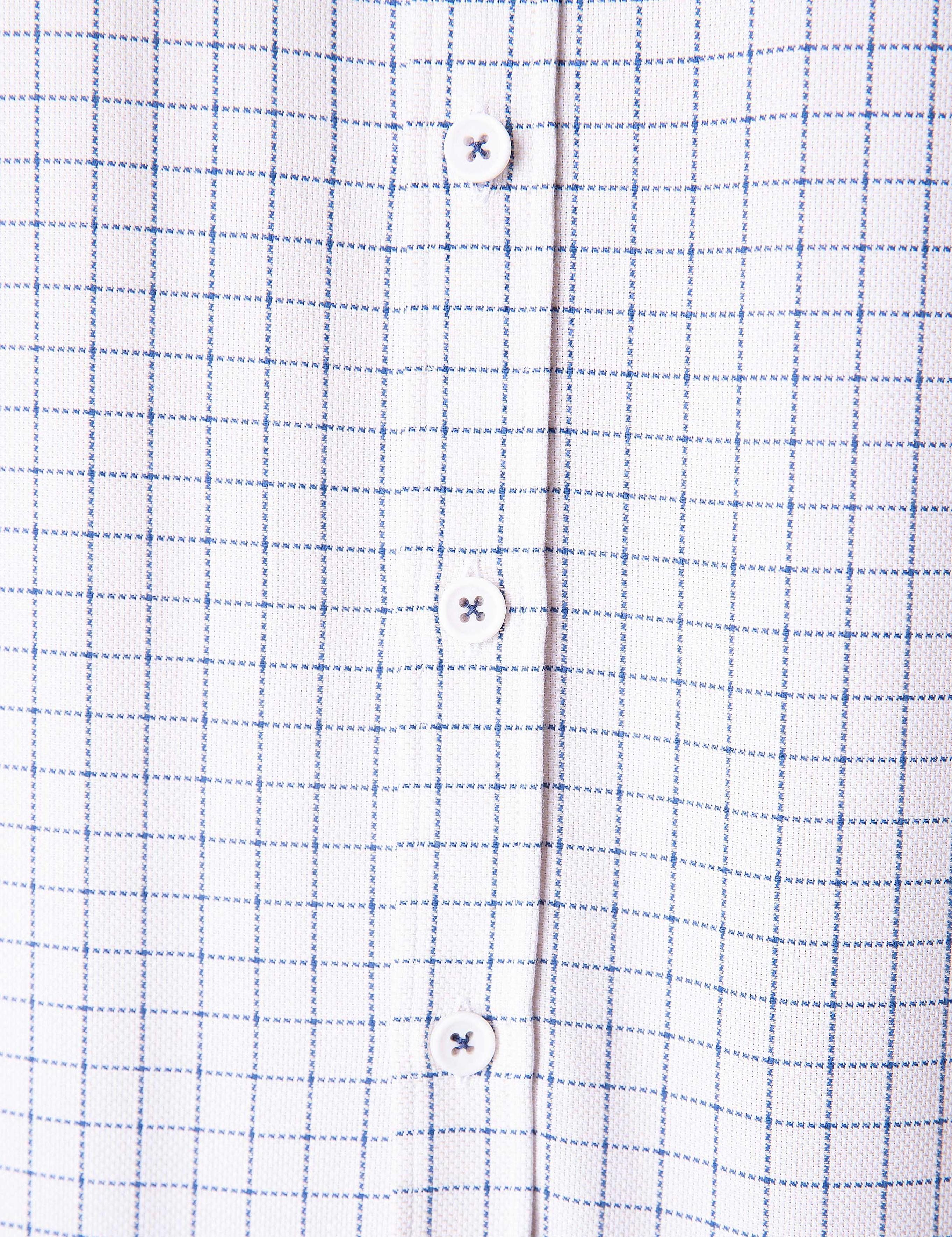 Beyaz Regular Fit Kısa Kollu Gömlek