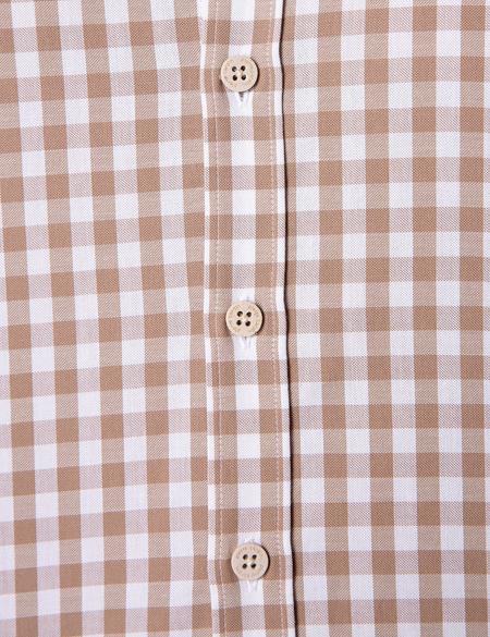 Bej Slim Fit Gömlek - 50203486001