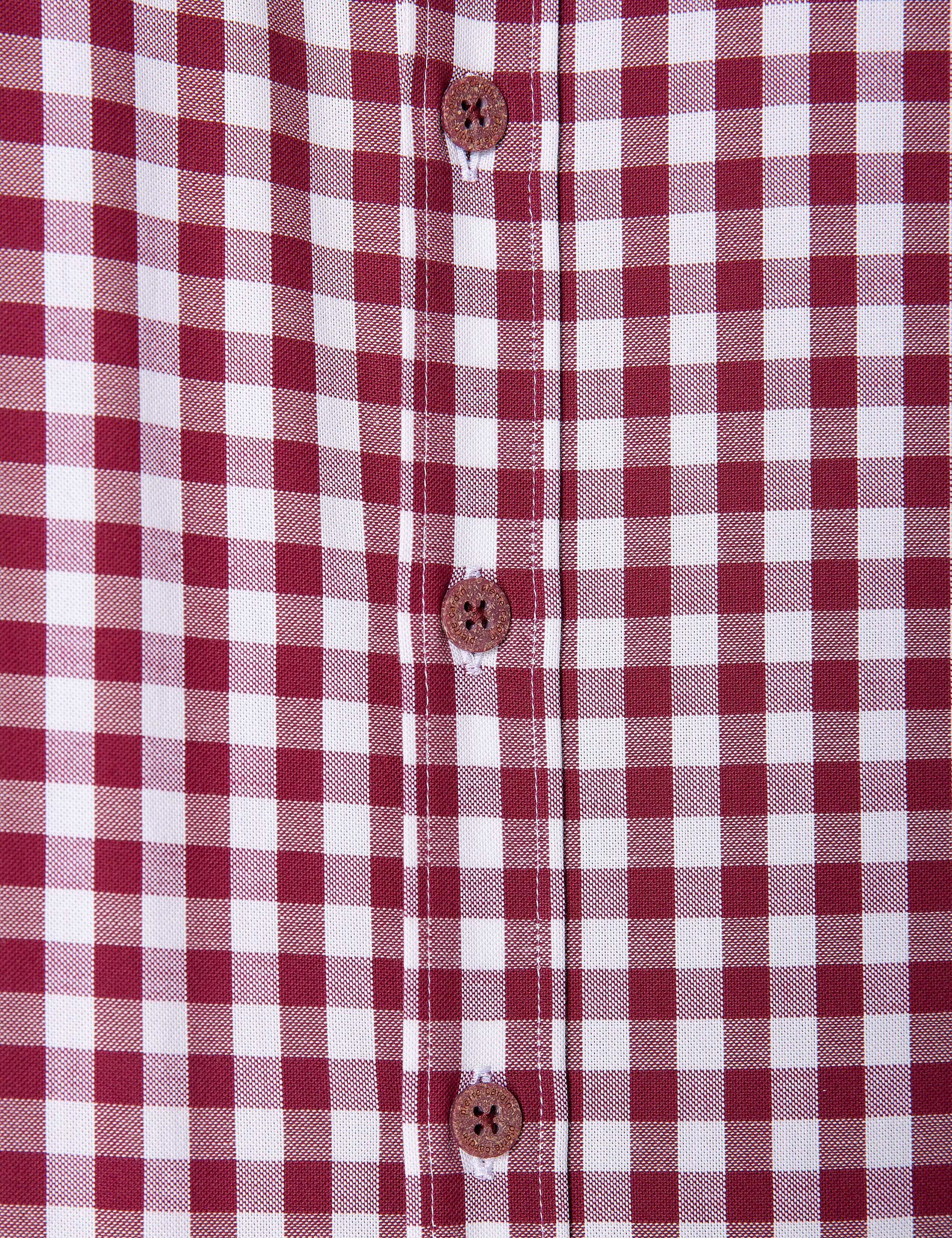 Bordo Slim Fit Gömlek