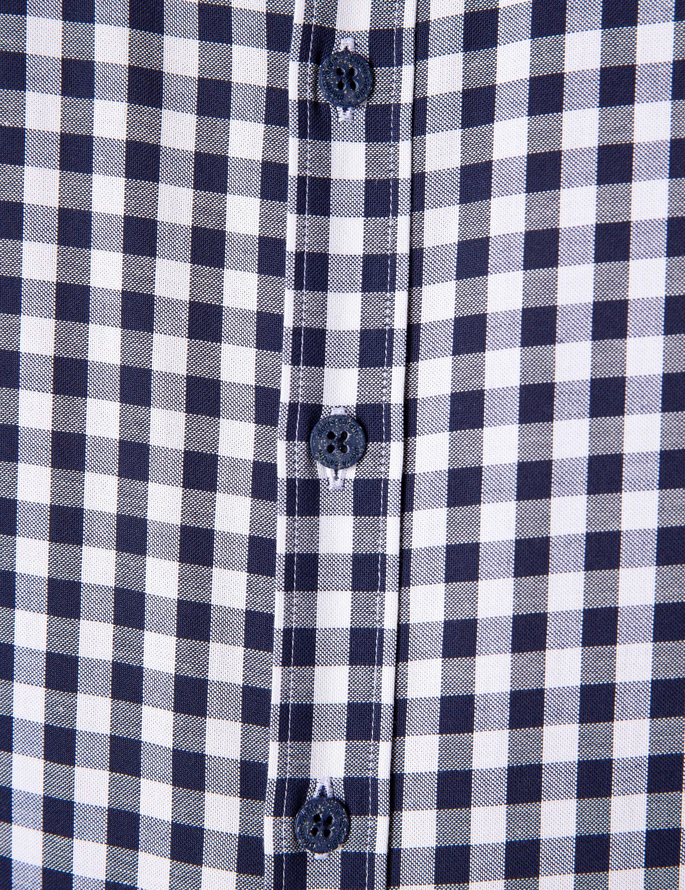 Slim Lacivert Gömlek