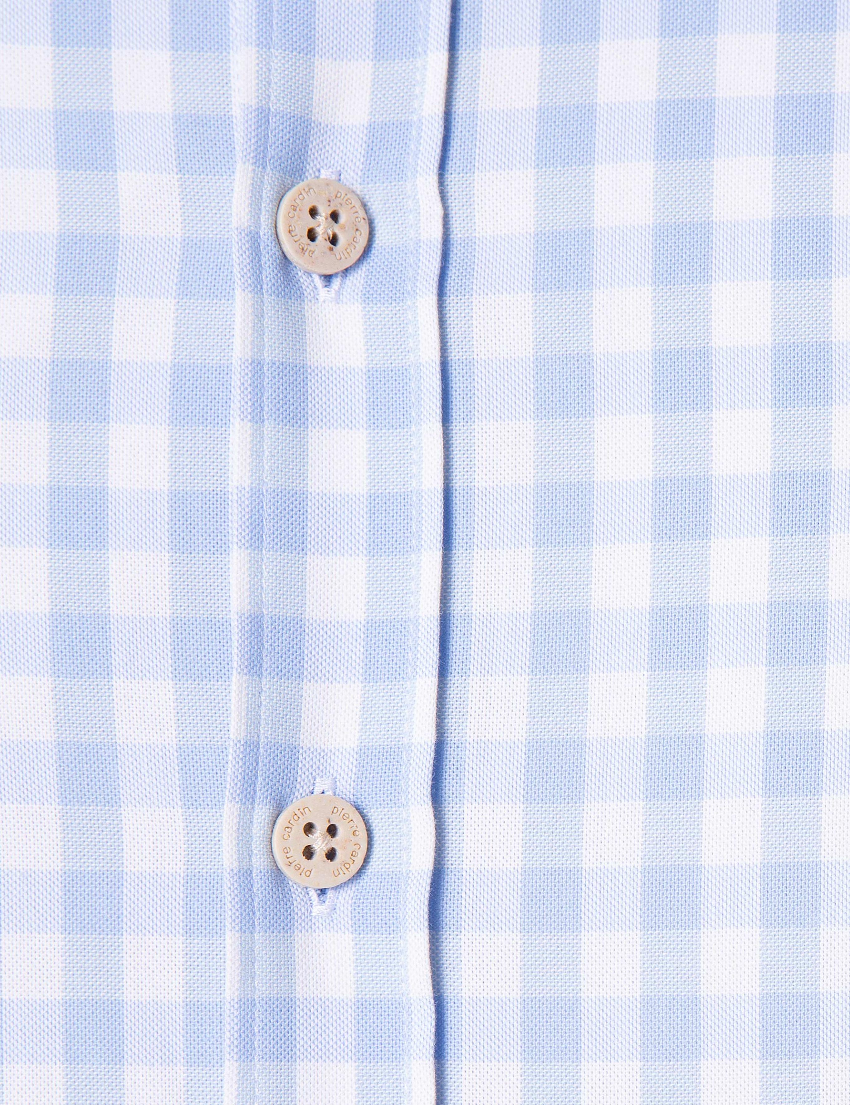 Açık Mavi Slim Fit Uzun Kollu Gömlek