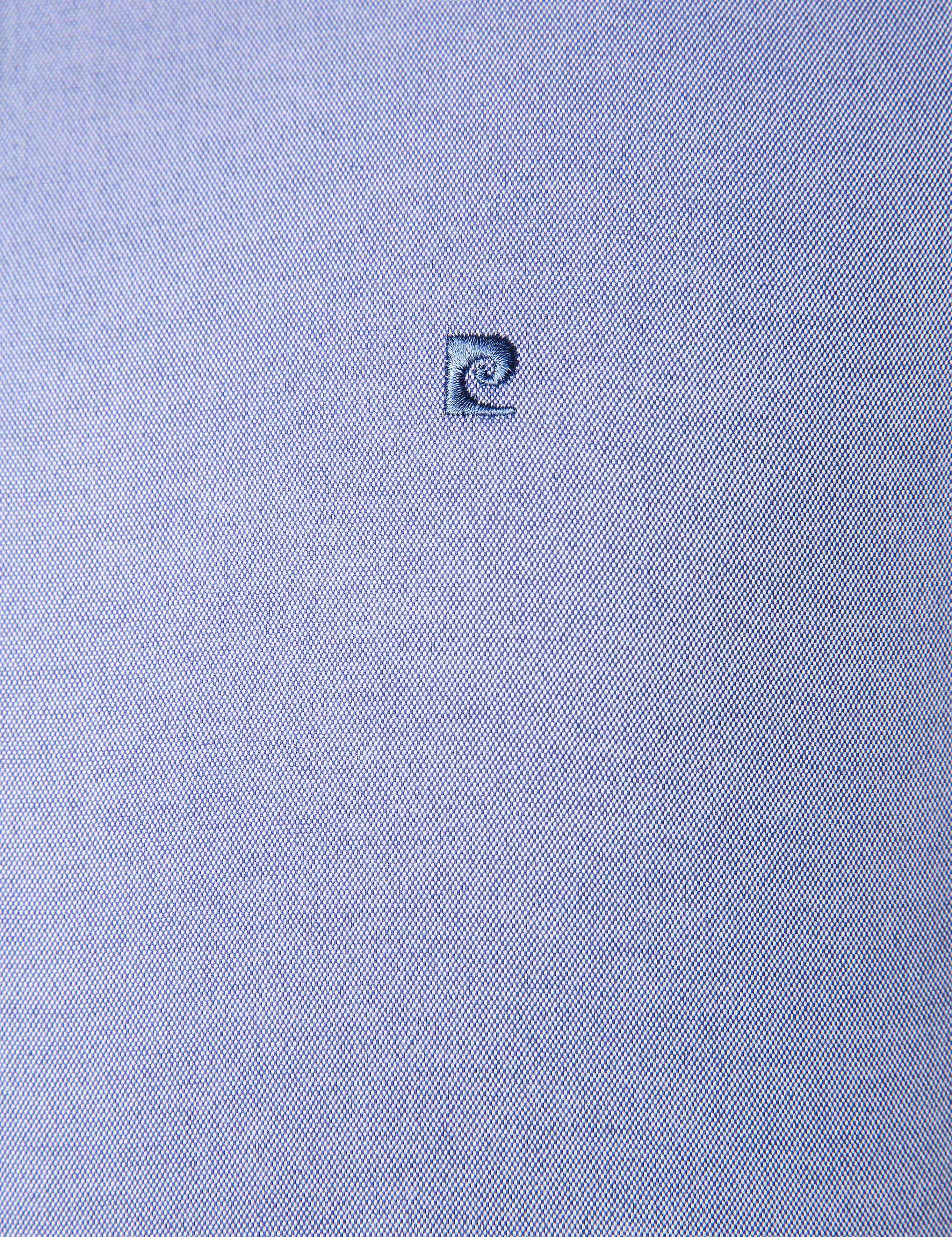 Lacivert Slim Fit Uzun Kollu Gömlek