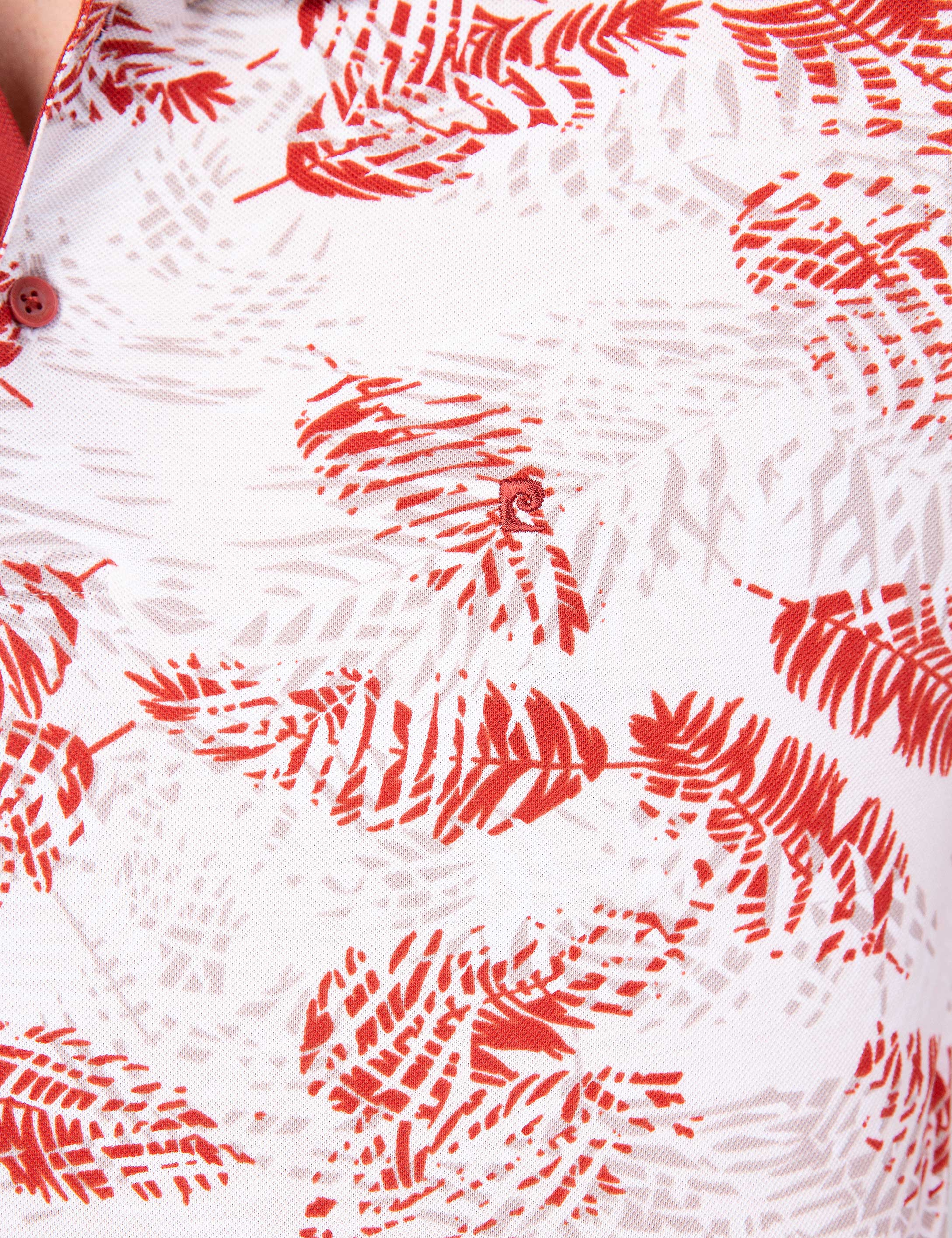 Kırmızı Slim Fit Polo Yaka Tişört