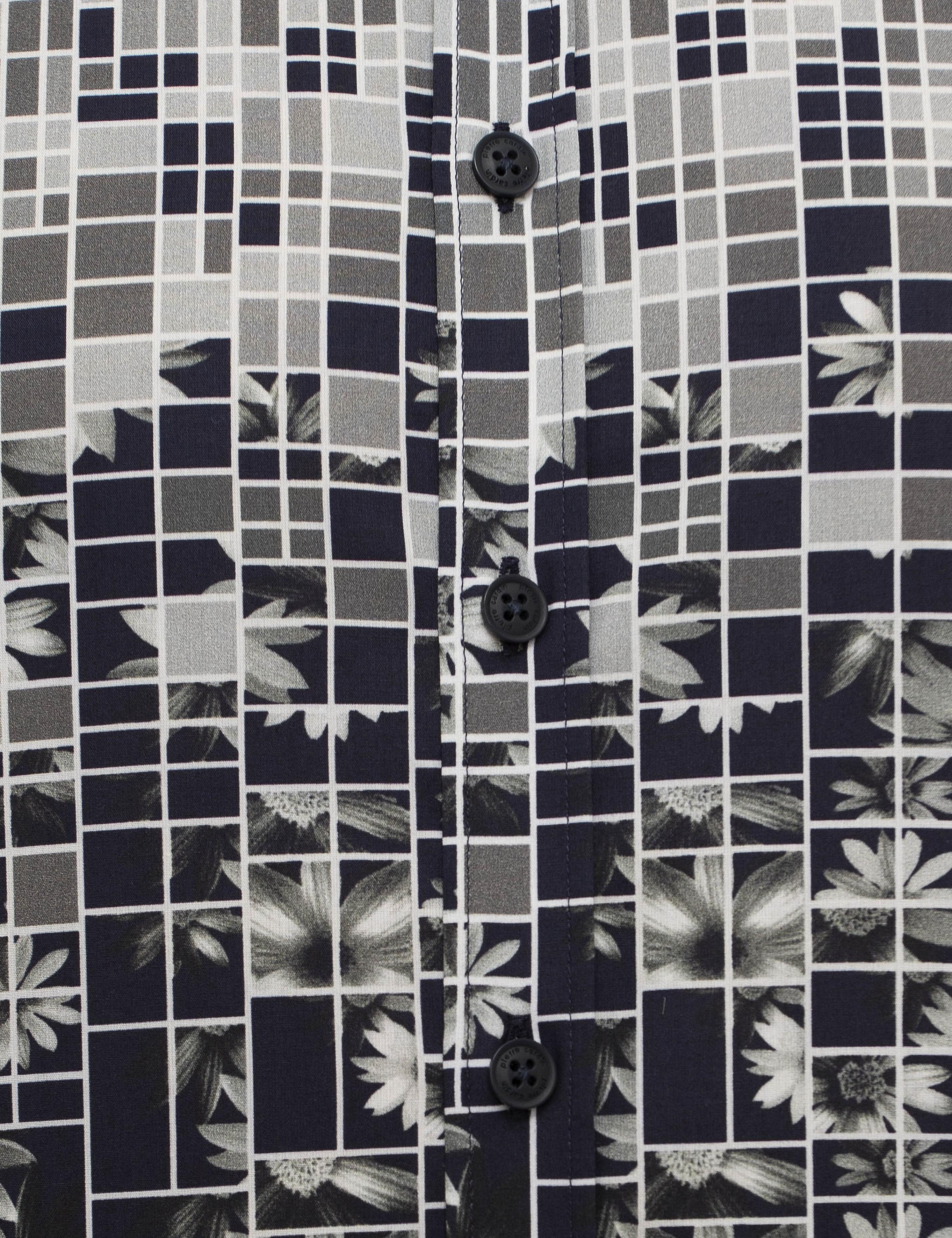 Gri Slim Fit Gömlek