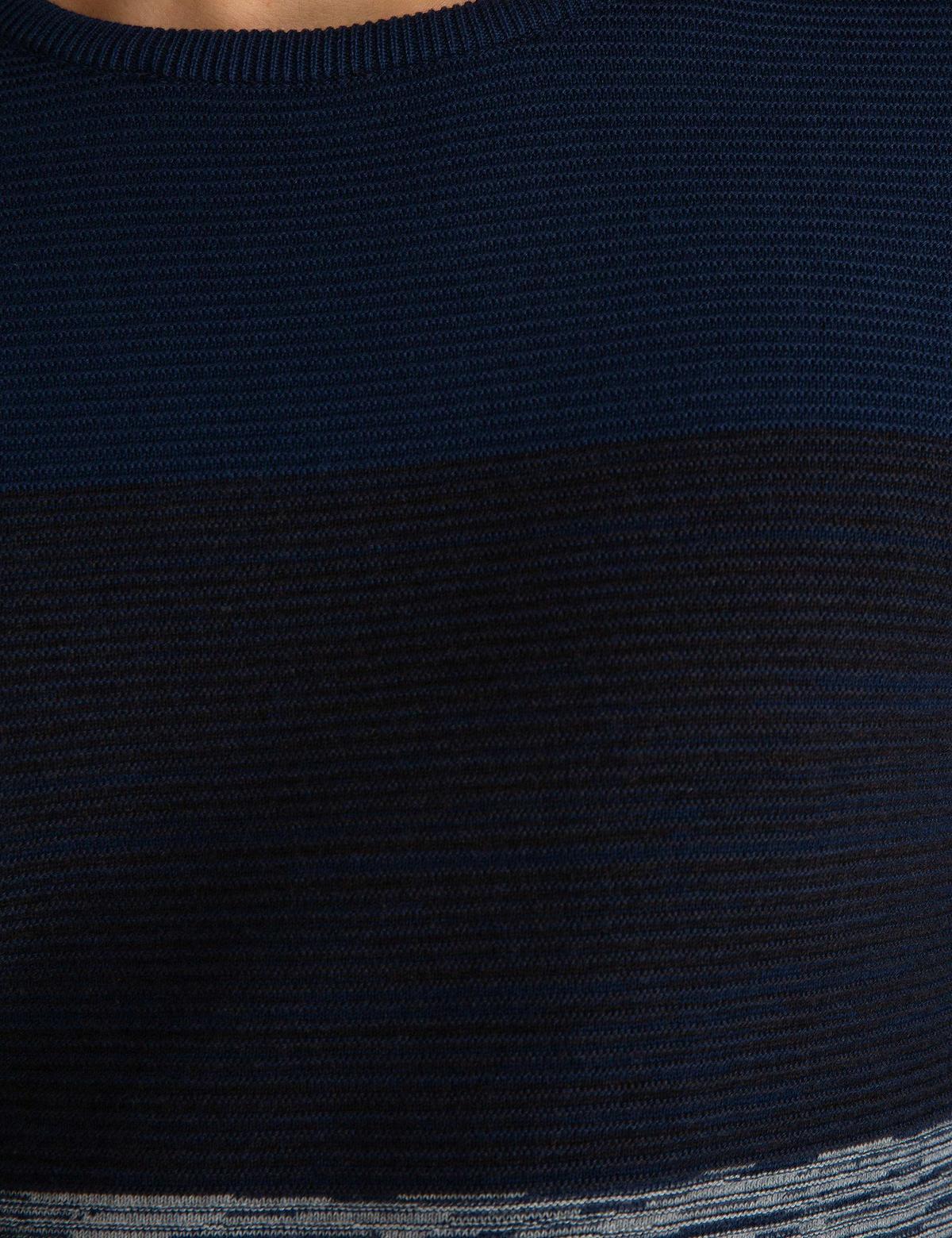 Lacivert Slim Fit Triko Kazak - 50194854043