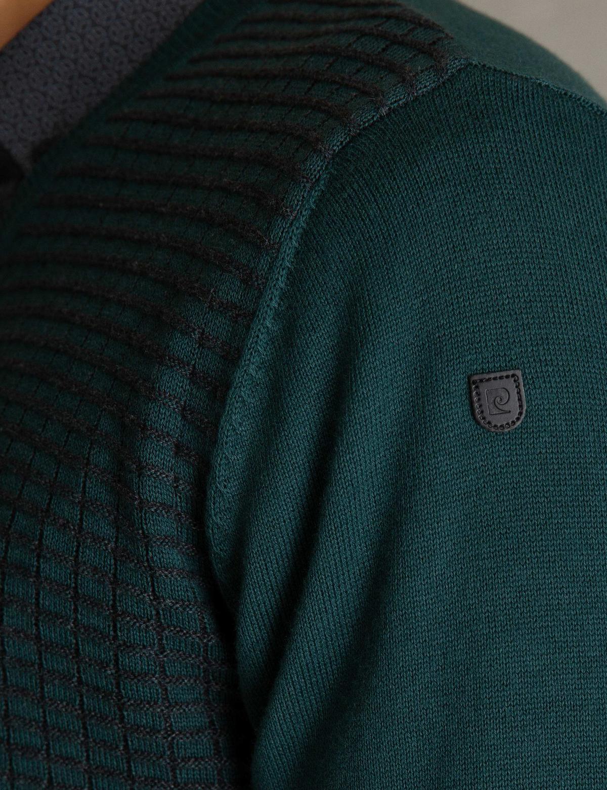 Yeşil Slim Fit Kazak - 50197161008