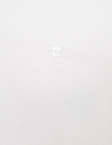 Beyaz Slim Fit Armürlü Gömlek - 50209658005