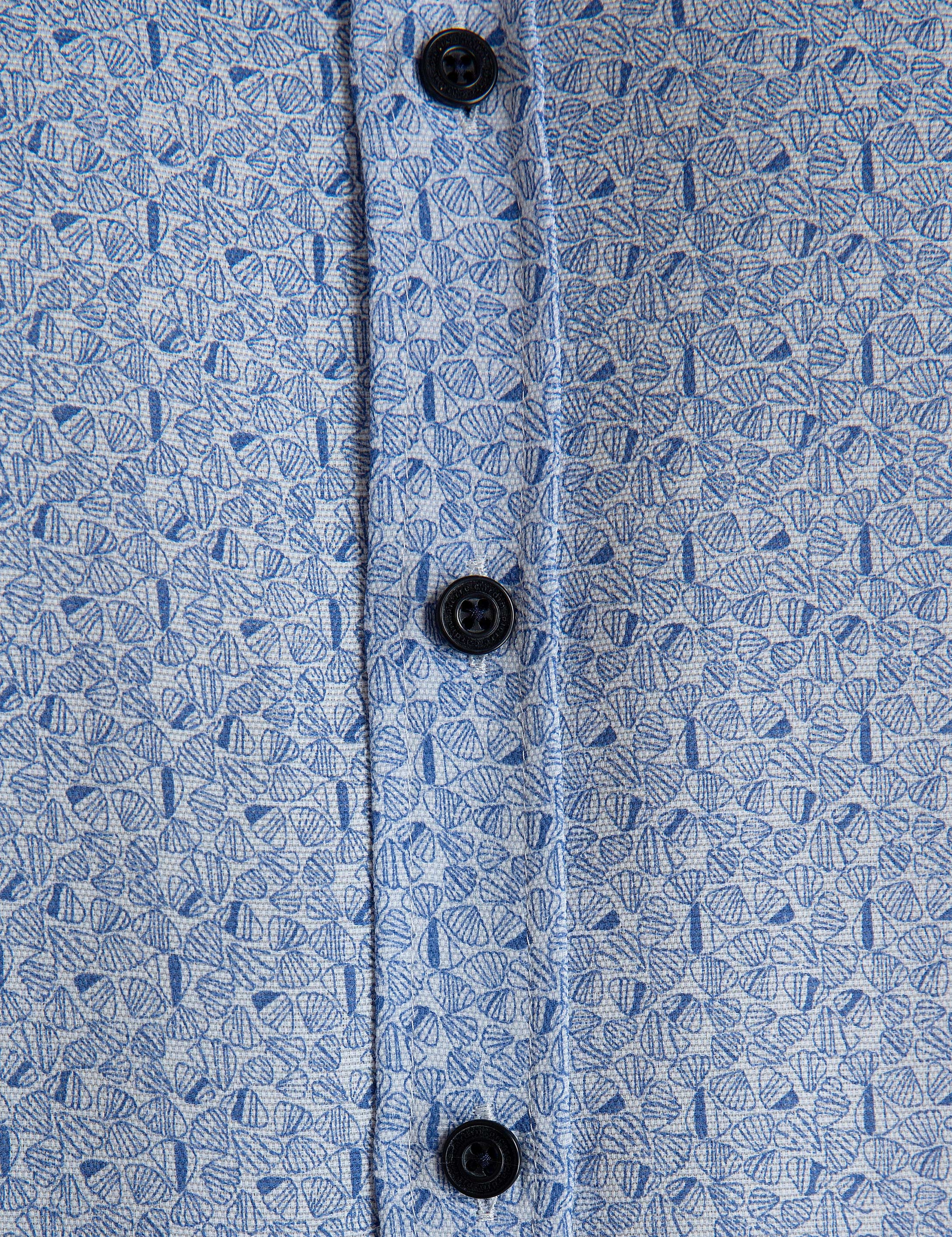 Mavi Slim Fit Gömlek - Image 5