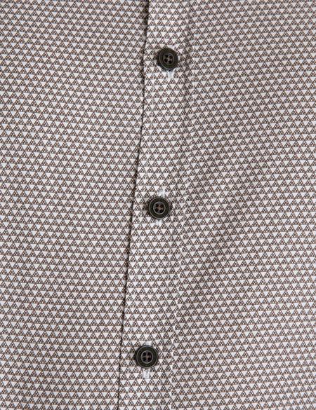 Kahverengi Slim Fit Gömlek - 50194917001