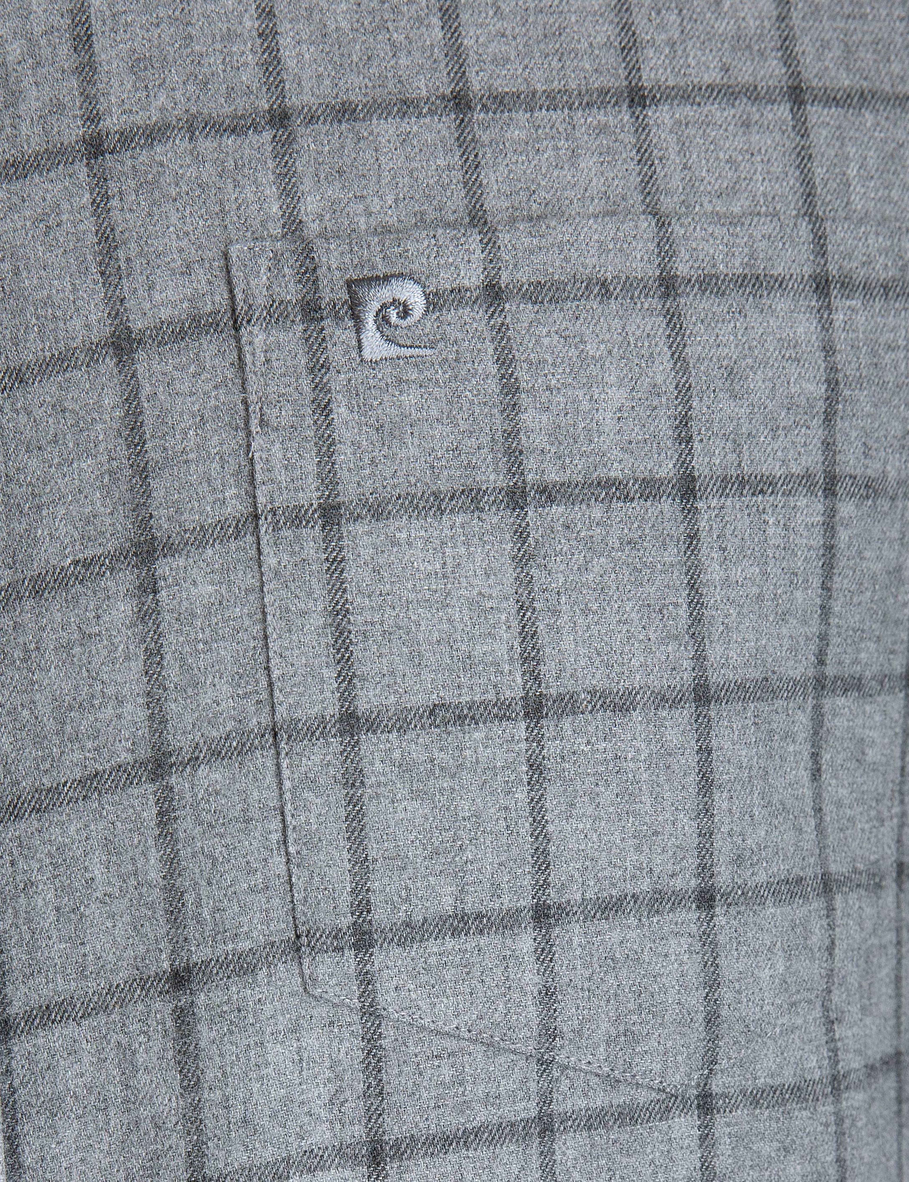 Gri Regular Fit Gömlek - Image 5
