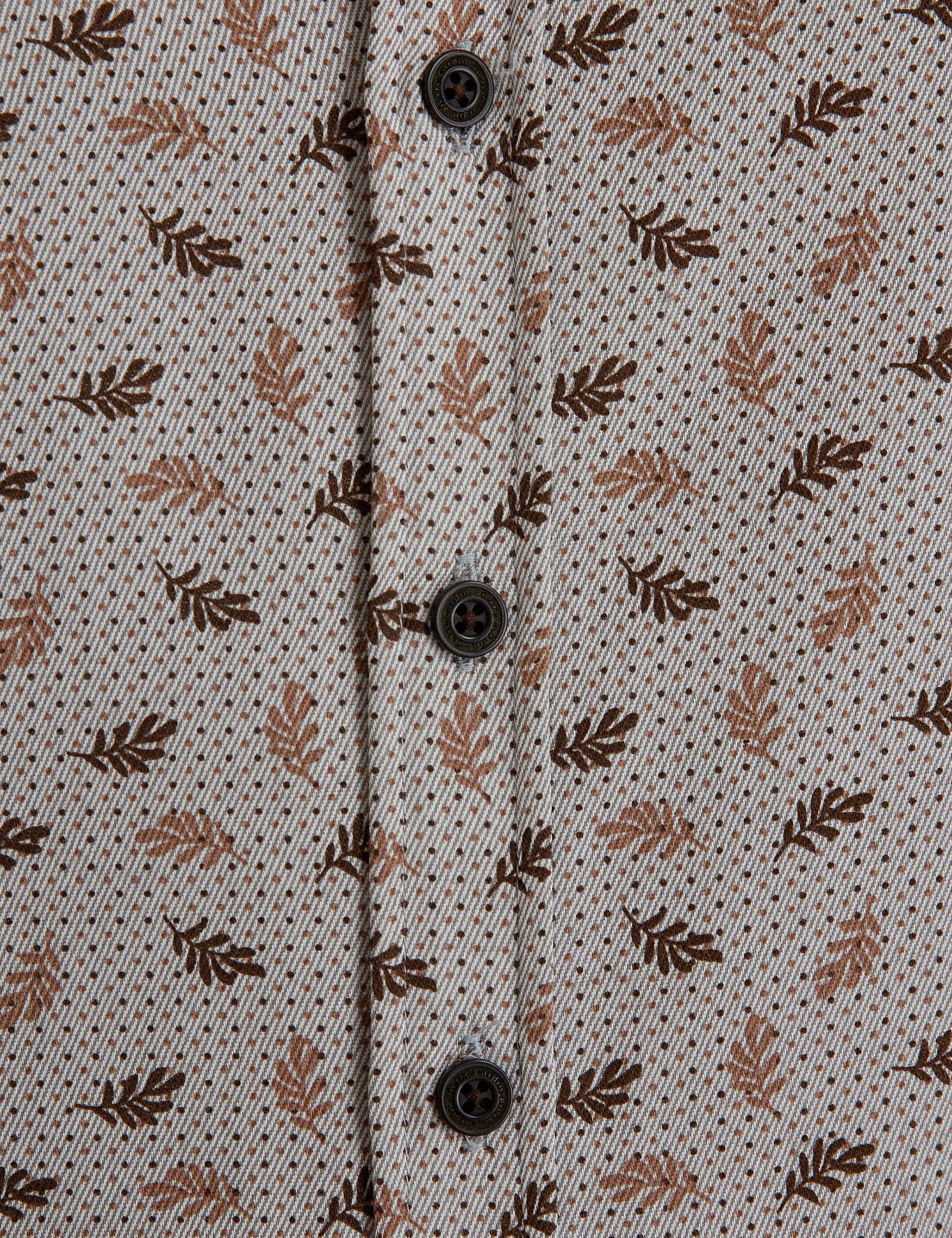 Kahverengi Slim Fit Gömlek - Image 5