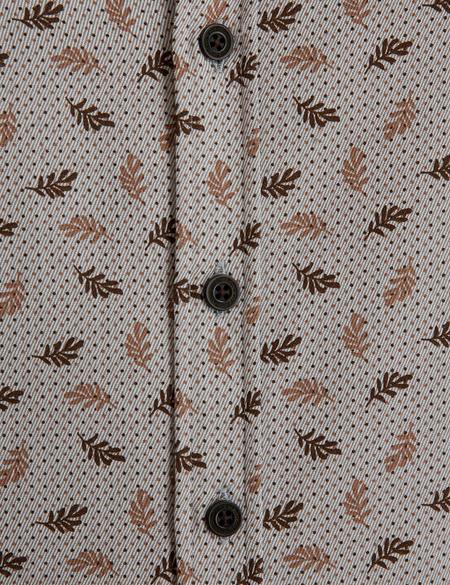 Kahverengi Slim Fit Gömlek - 50194892002